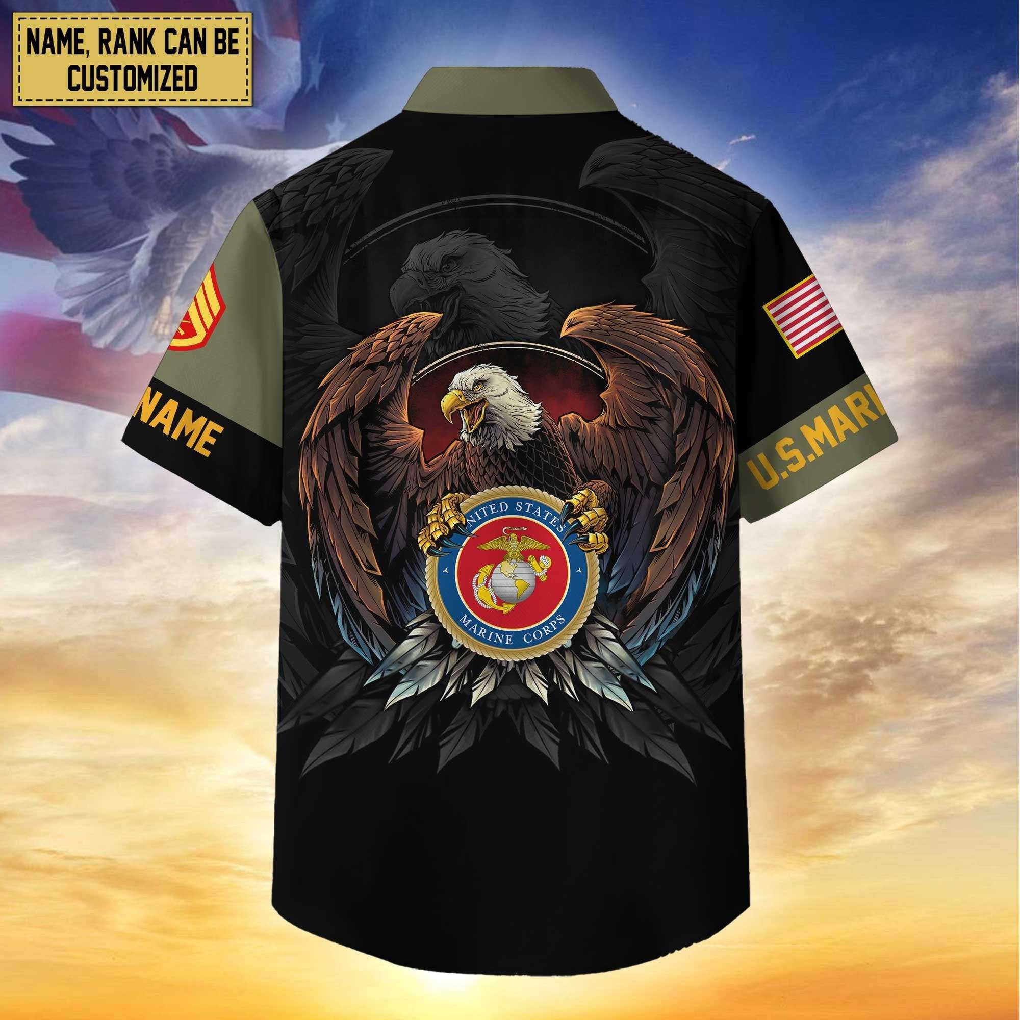 Premium Personalized Proudly Served US Veterans Hawaiian Shirt APHN310712