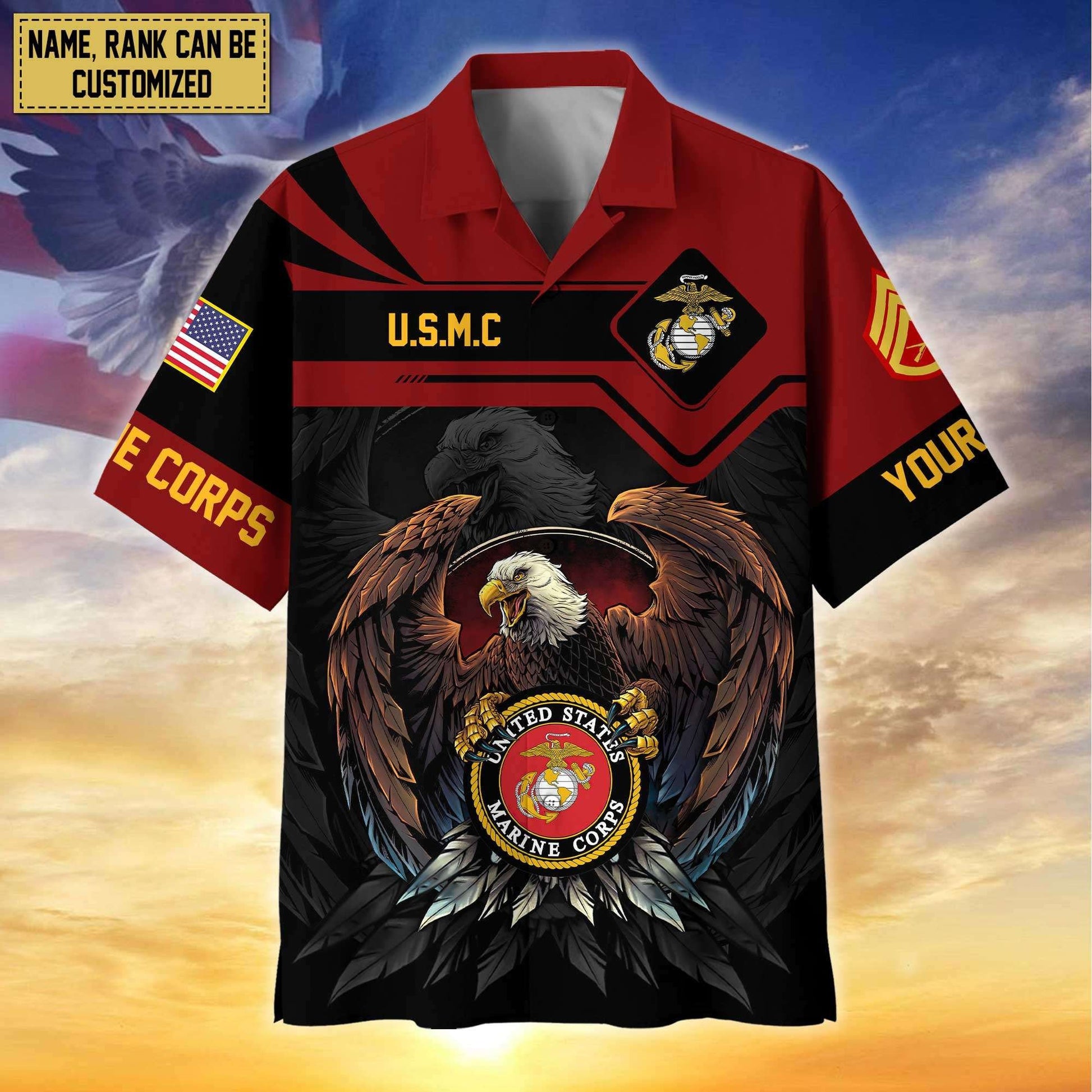 Premium Personalized Proudly Served US Veterans Hawaiian Shirt APHN310712