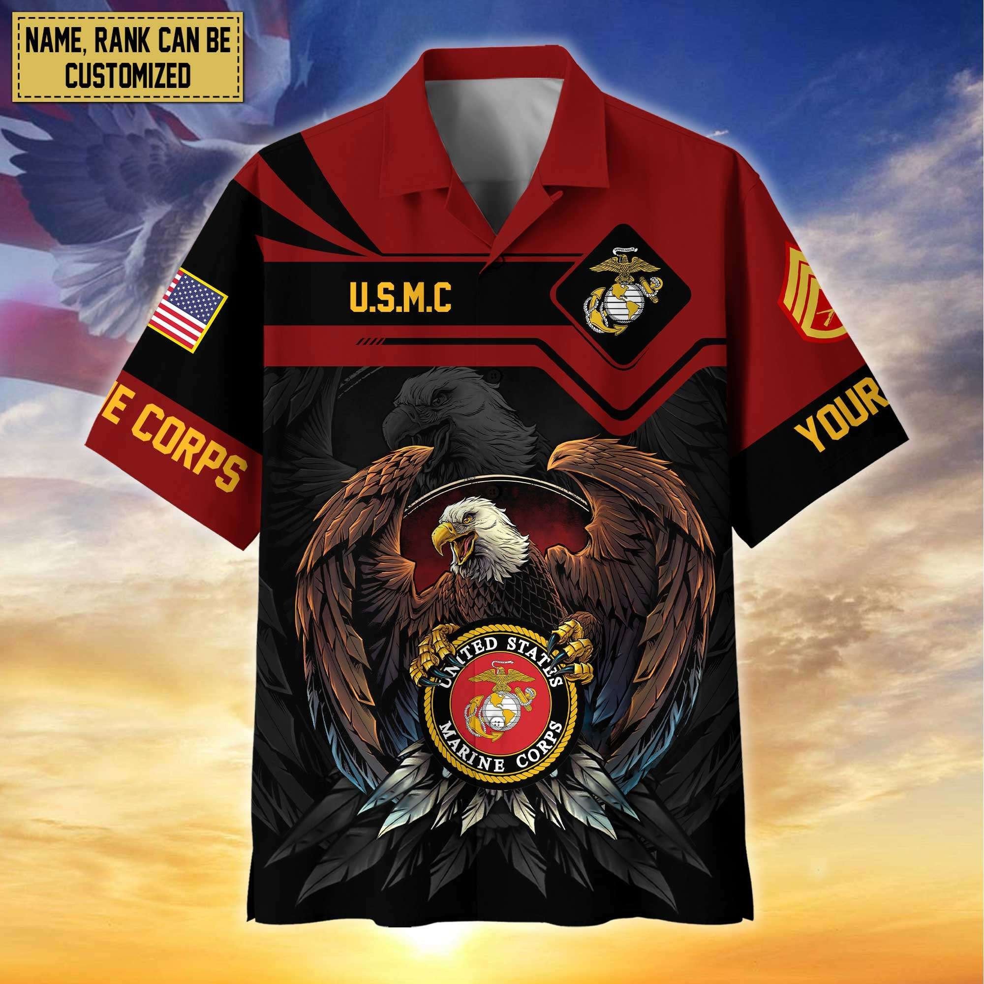 Premium Personalized Proudly Served US Veterans Hawaiian Shirt APHN310712