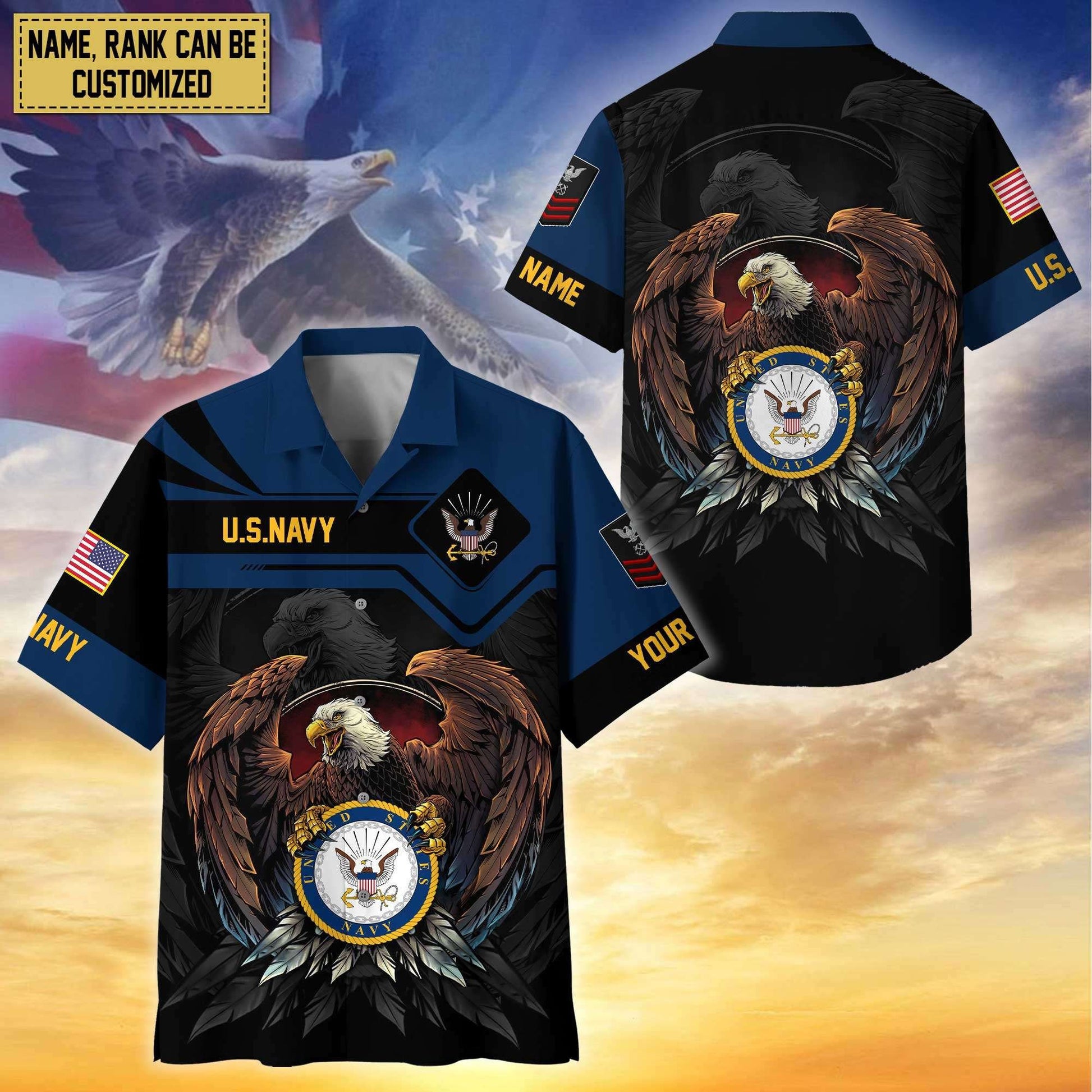 Premium Personalized Proudly Served US Veterans Hawaiian Shirt APHN310712