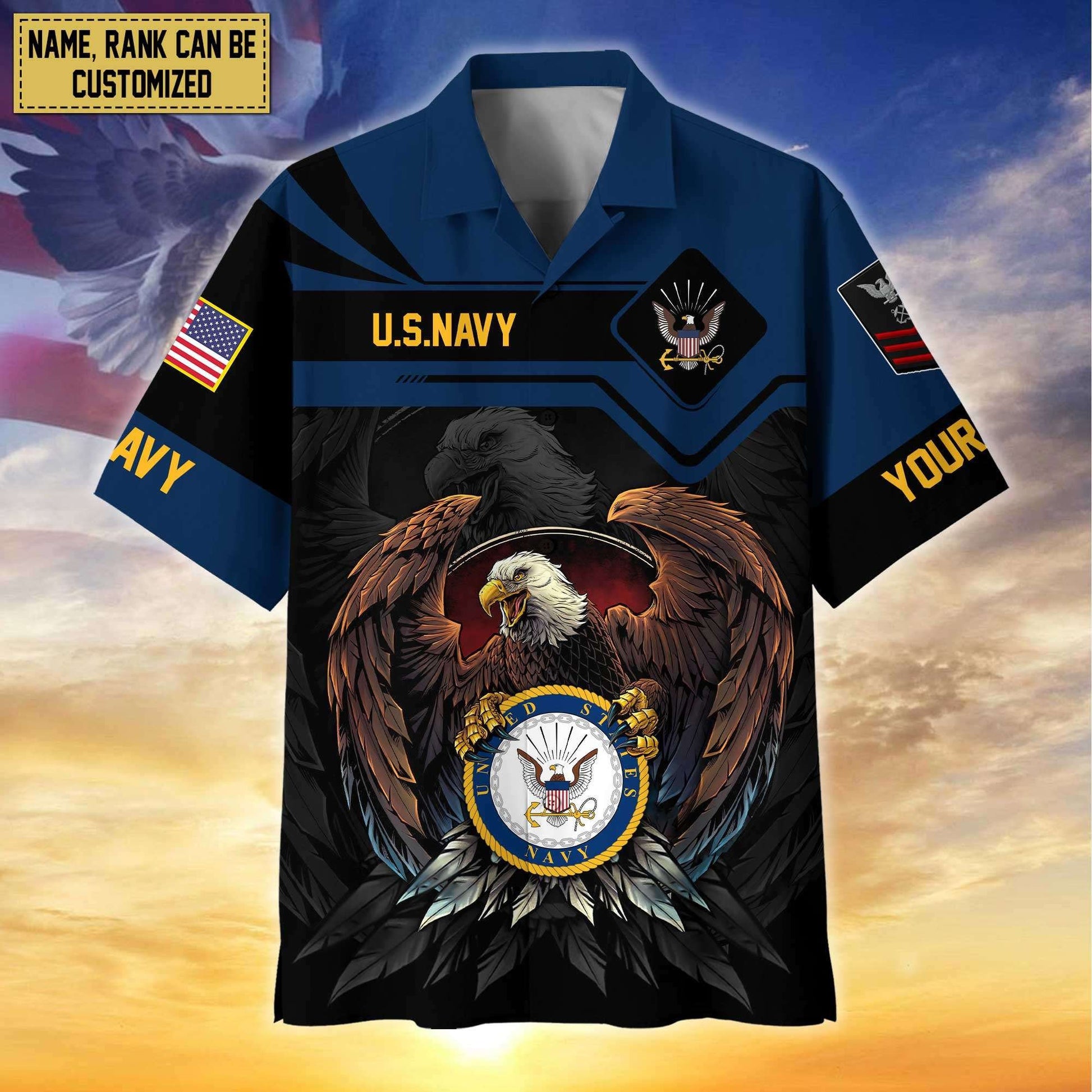 Premium Personalized Proudly Served US Veterans Hawaiian Shirt APHN310712