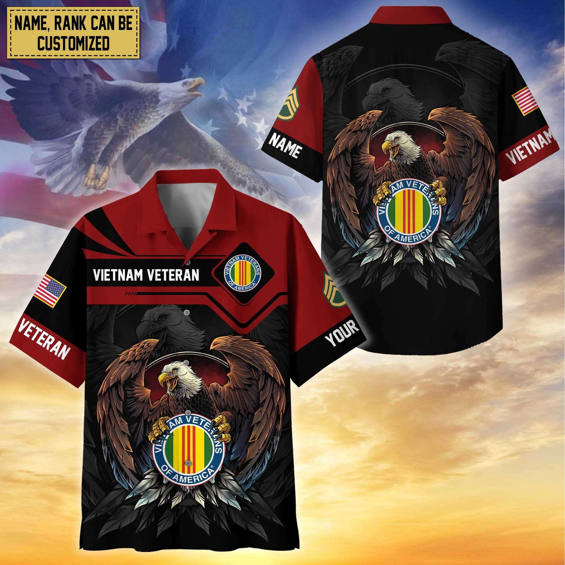 Premium Personalized Proudly Served US Veterans Hawaiian Shirt APHN310712