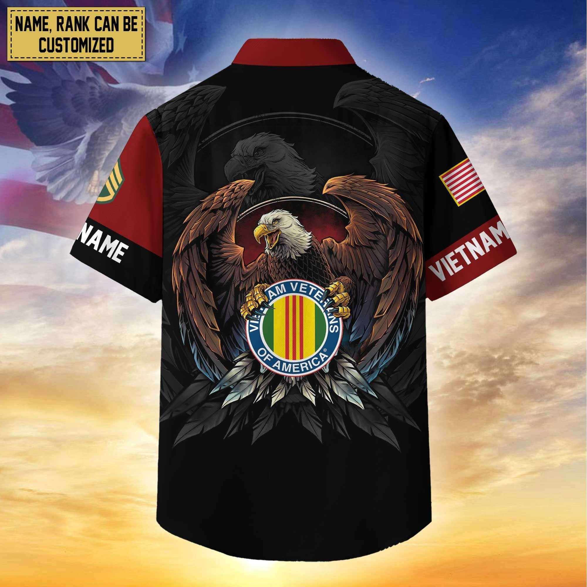 Premium Personalized Proudly Served US Veterans Hawaiian Shirt APHN310712