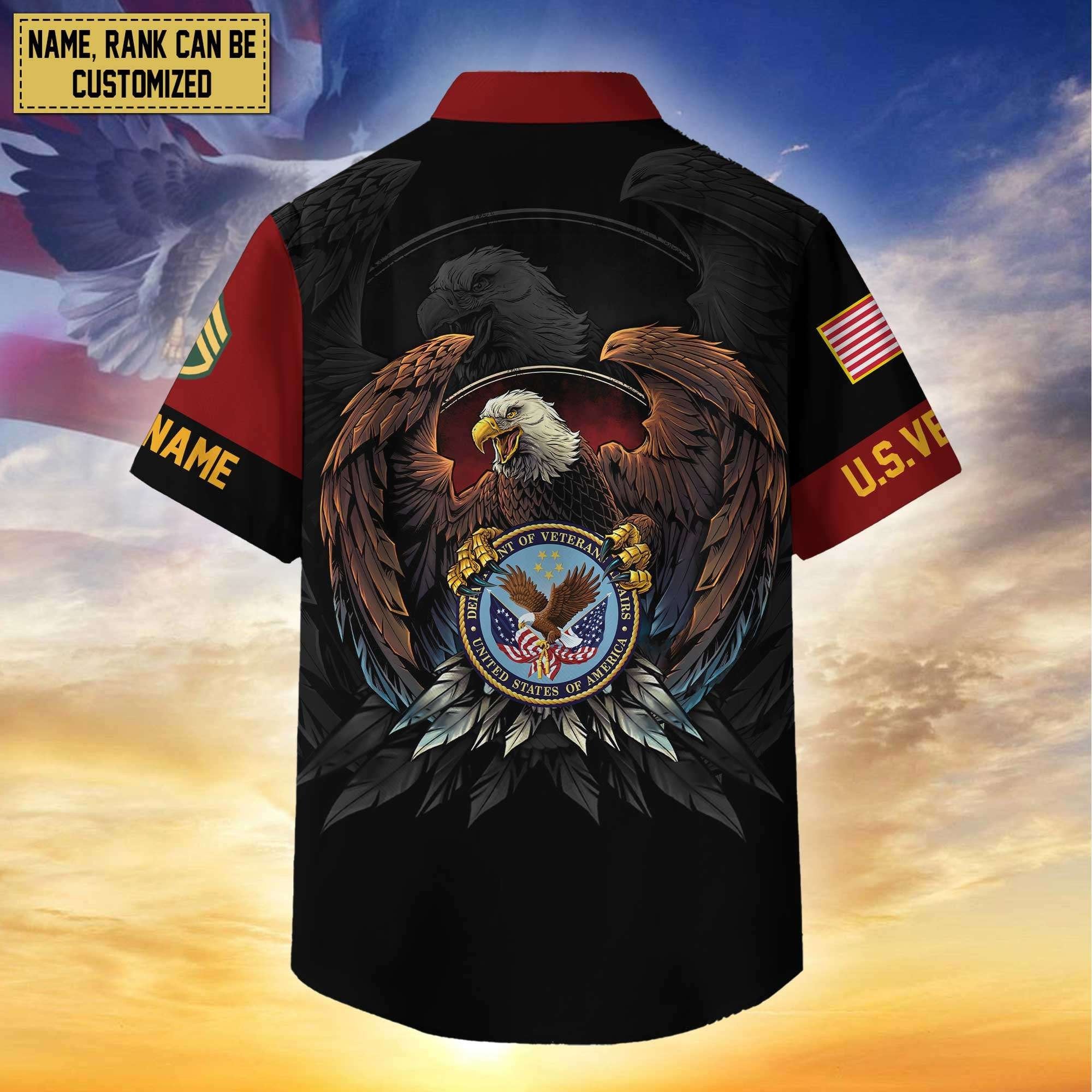 Premium Personalized Proudly Served US Veterans Hawaiian Shirt APHN310712