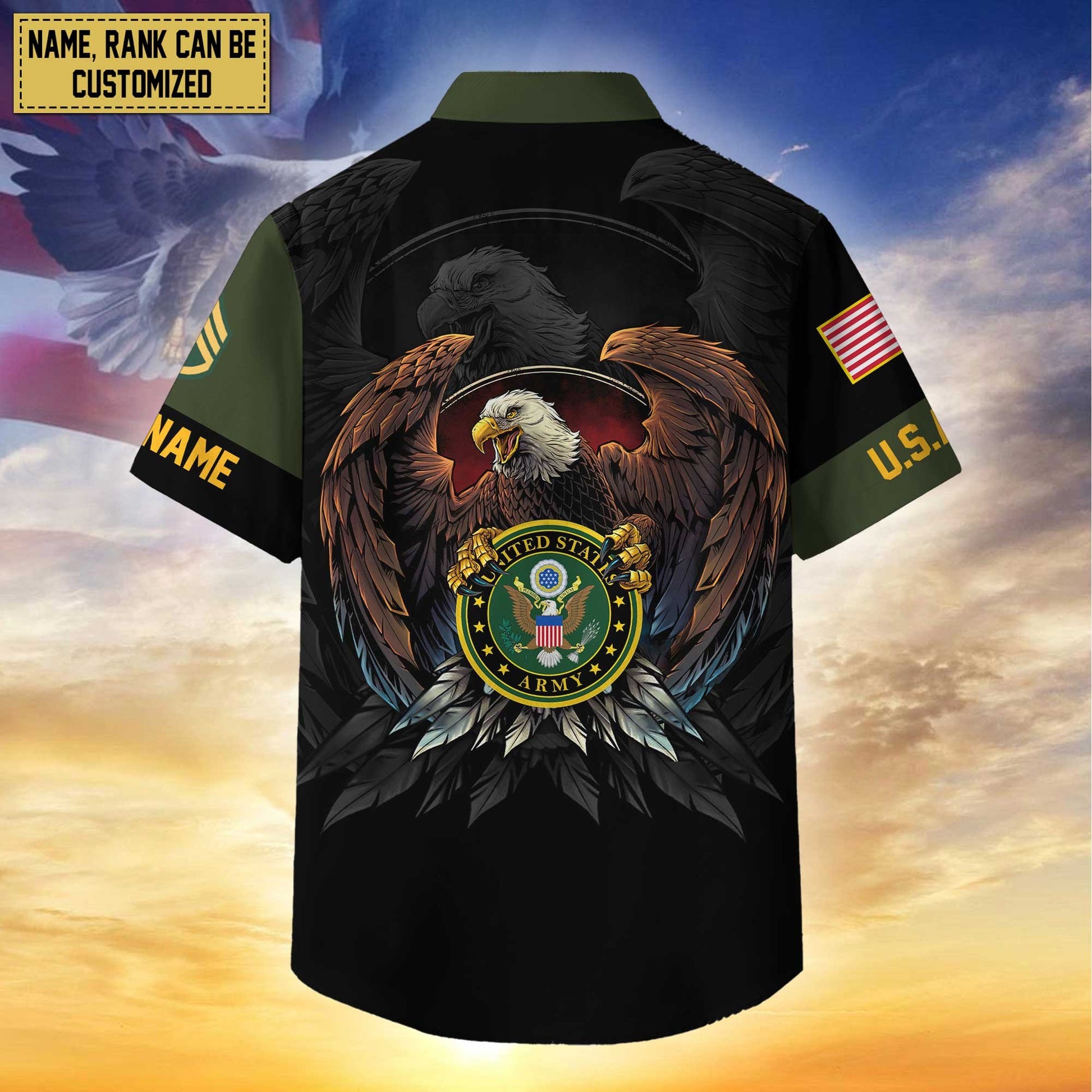 Premium Personalized Proudly Served US Veterans Hawaiian Shirt APHN310712