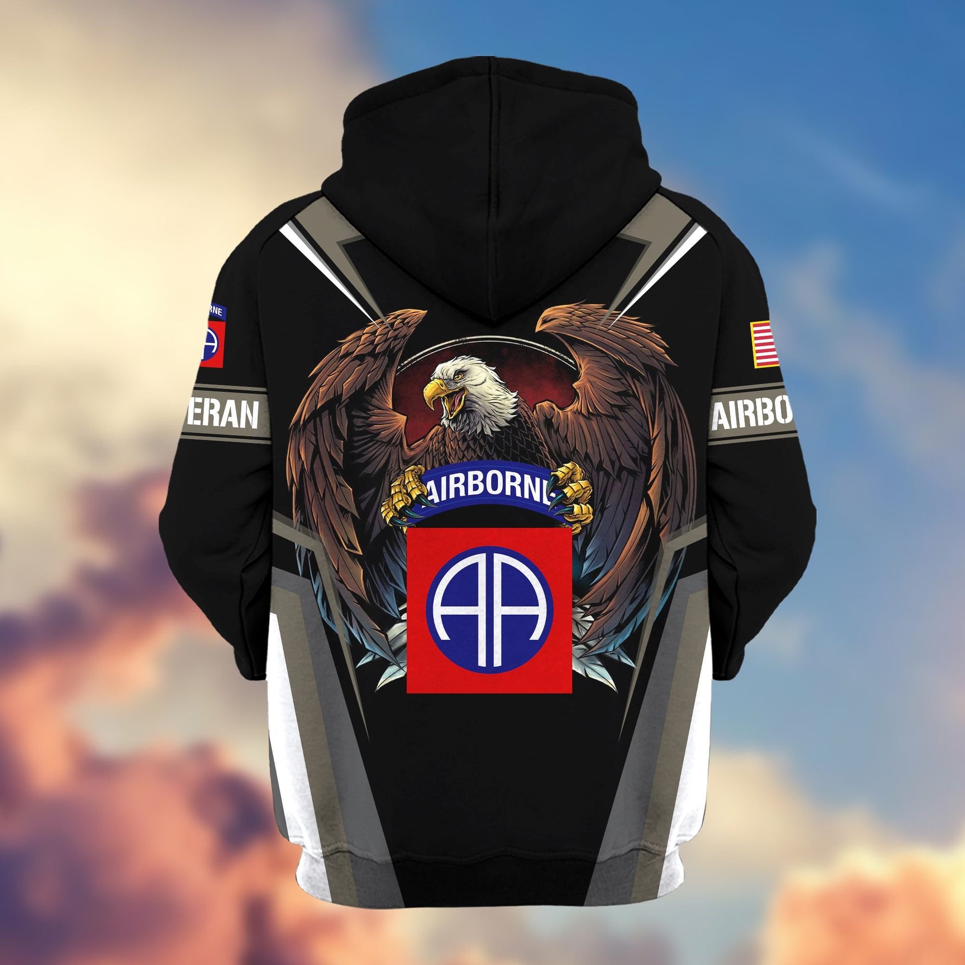 Premium 82nd Airborne Division Zip Hoodie Gifts For US Veteran VPVC602402