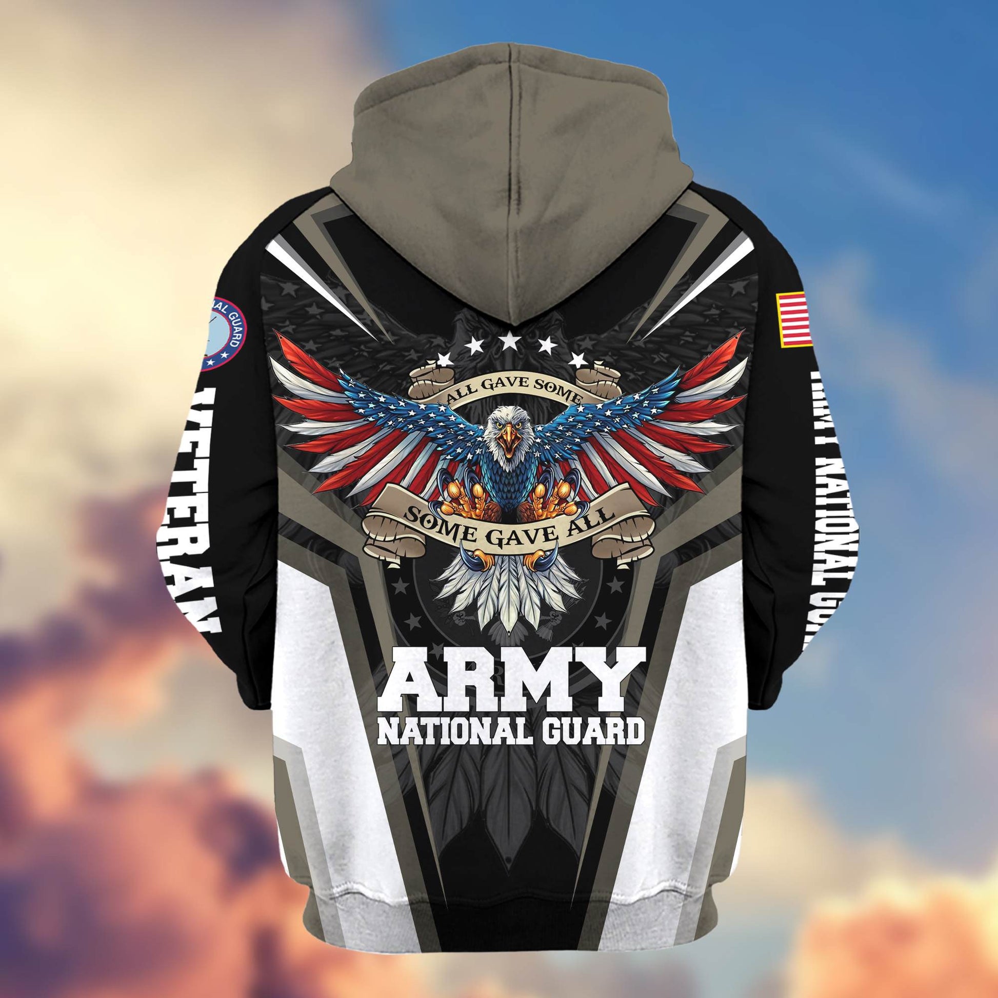 Army National Guard Veteran Zip Hoodie, Gifts For Dad, For Husband VPVC602904