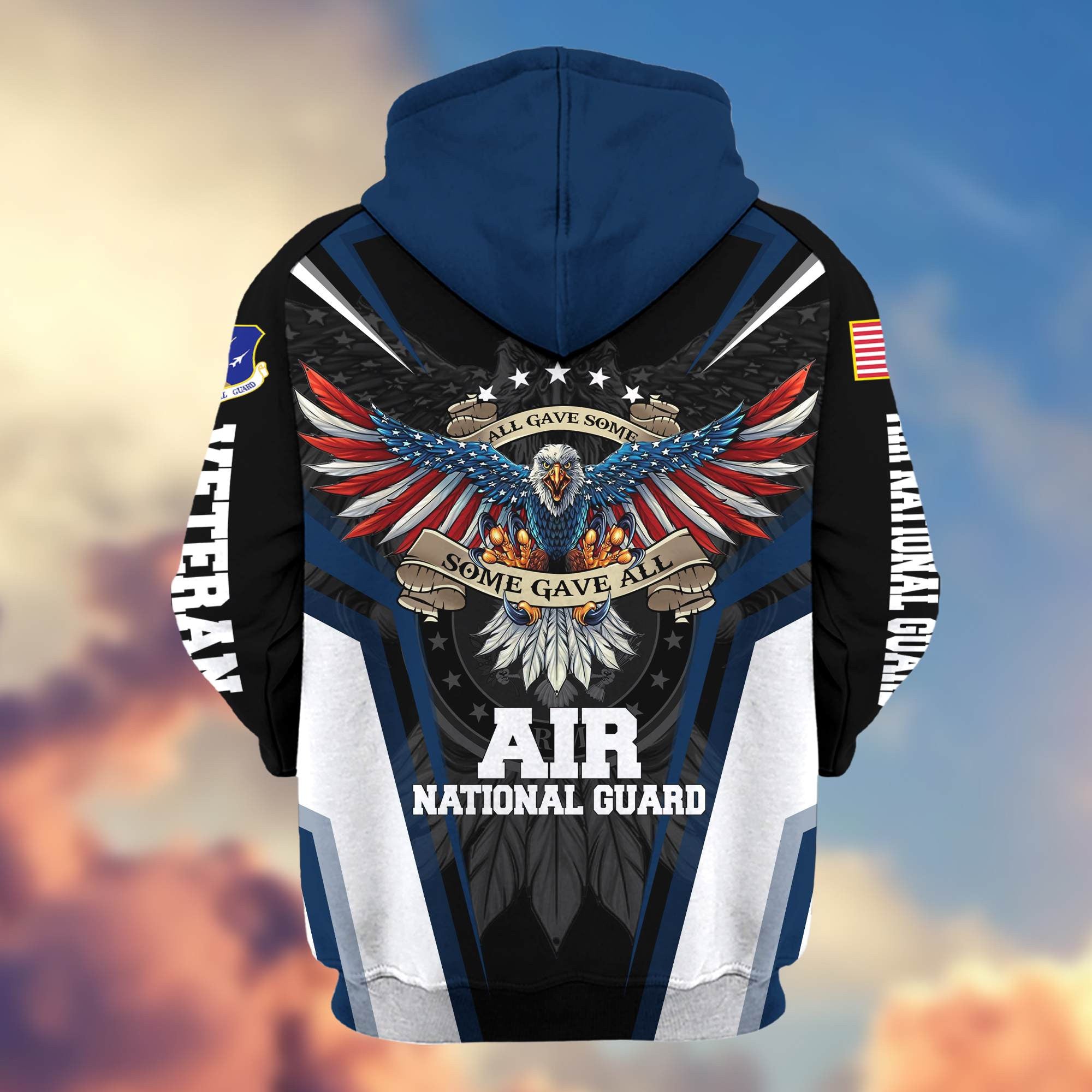 Air National Guard US Veteran Zip Hoodie, Gifts For Dad, For Husband VPVC602905