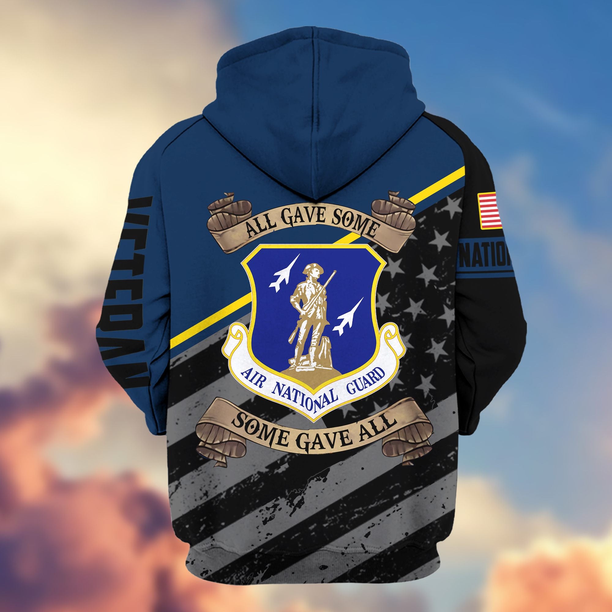 Premium Air National Guard Veteran Zip Hoodie VPVC603105