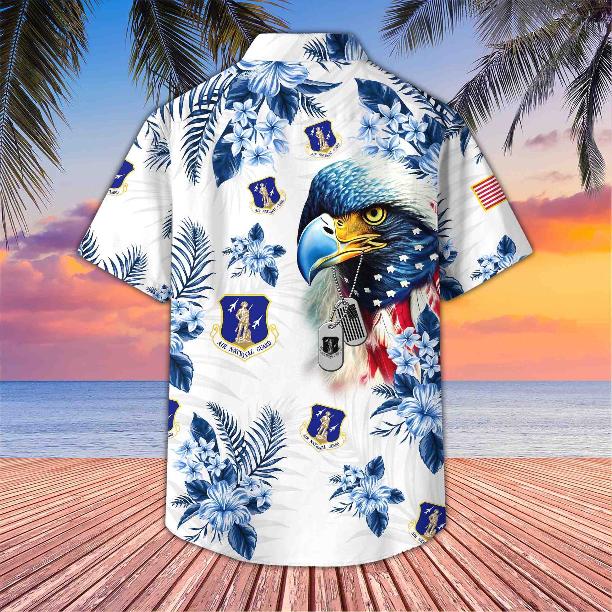 Premium Air National Guard Veteran Hawaiian Shirt With Pocket, Gifts for US Veteran, Gifts For Dad, For Husband VPVC501405