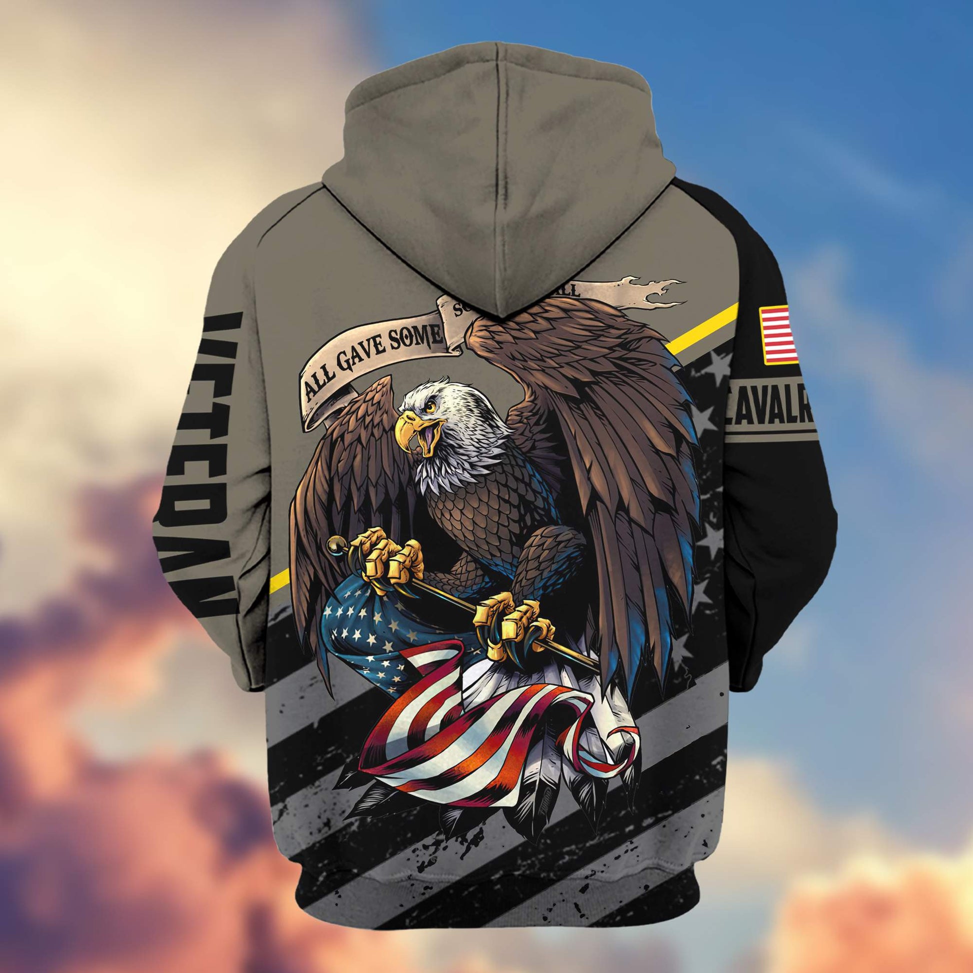 Premium 82nd Airborne Division Veteran Zip Hoodie VPVC603202