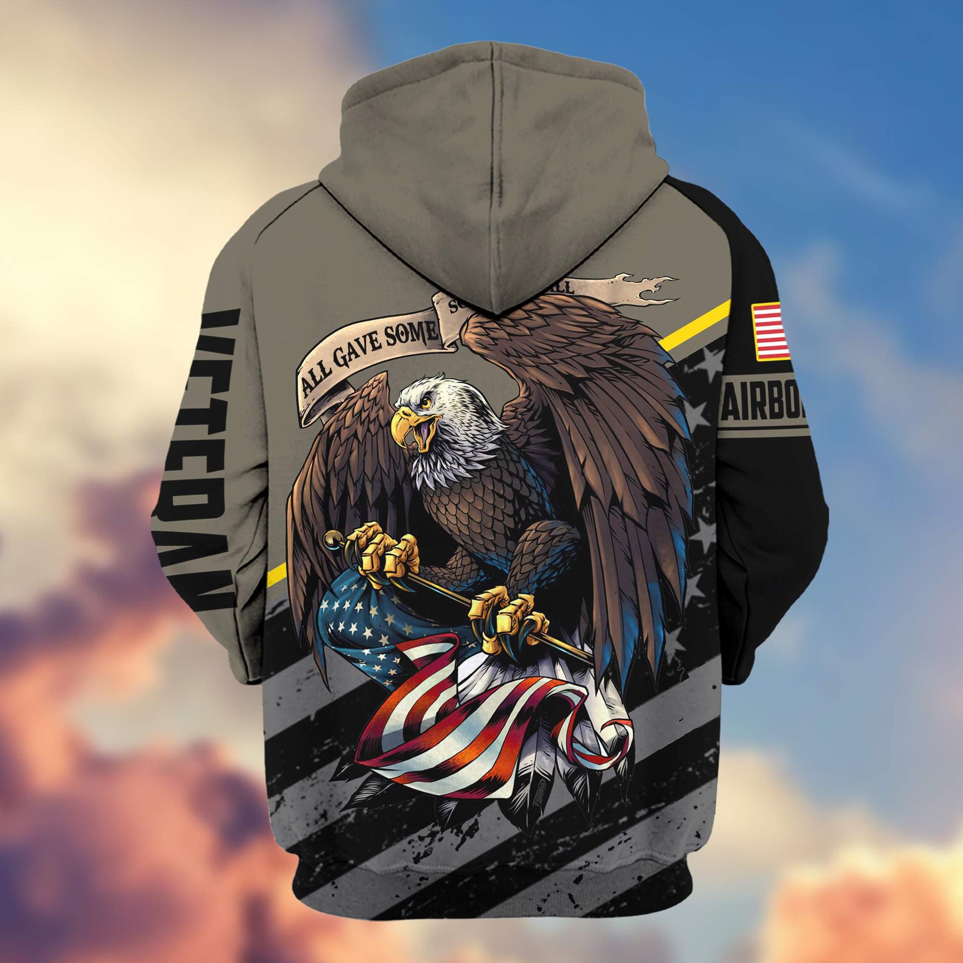 Premium 101st Airborne Division Veteran Zip Hoodie VPVC603203