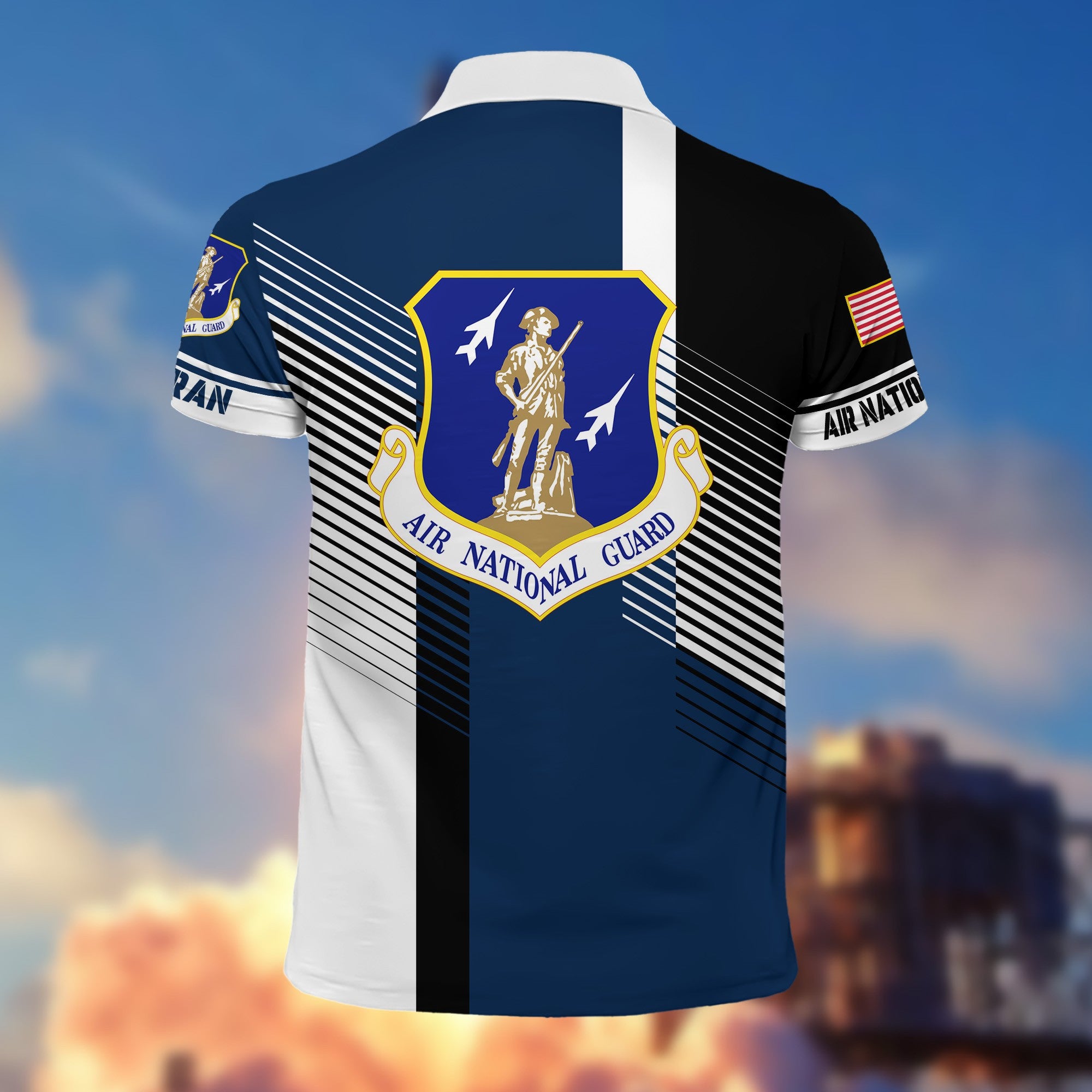 Premium Air National Guard Polo Shirt Gift For US Veteran VPVC204305