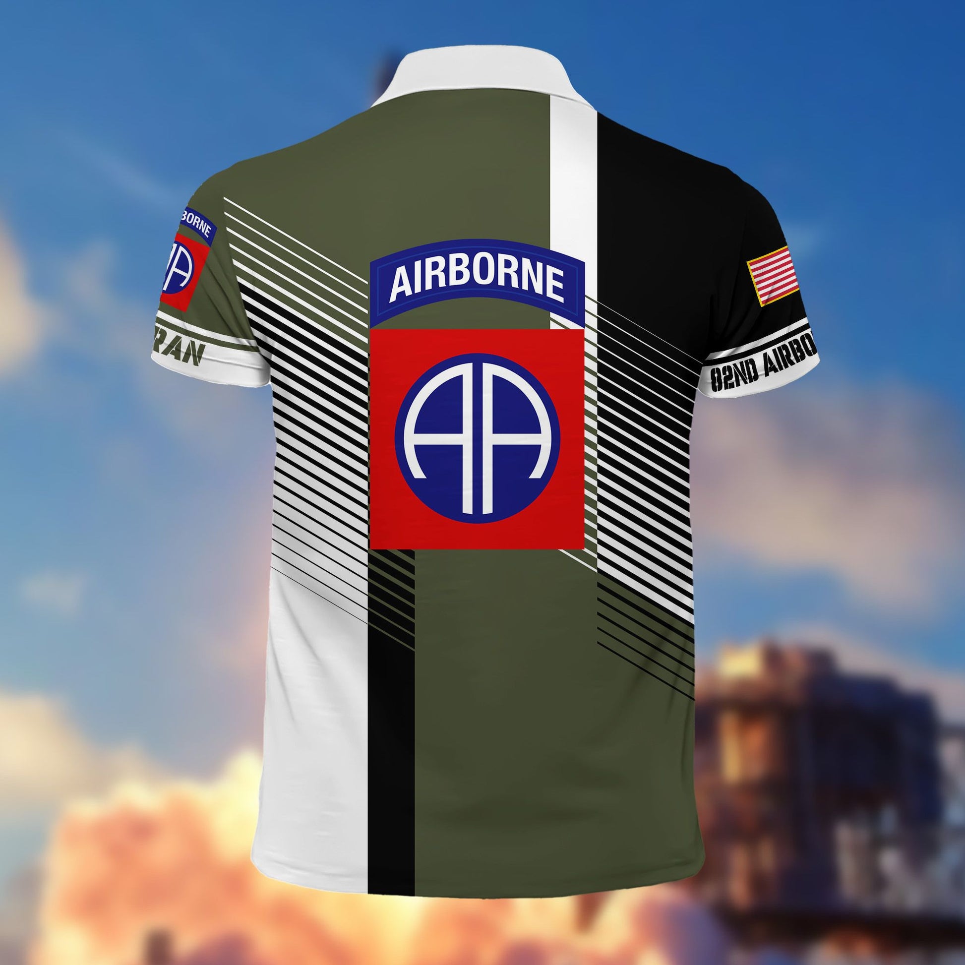 Premium 82nd Airborne Division Polo Shirt Gift For US Veteran VPVC204302
