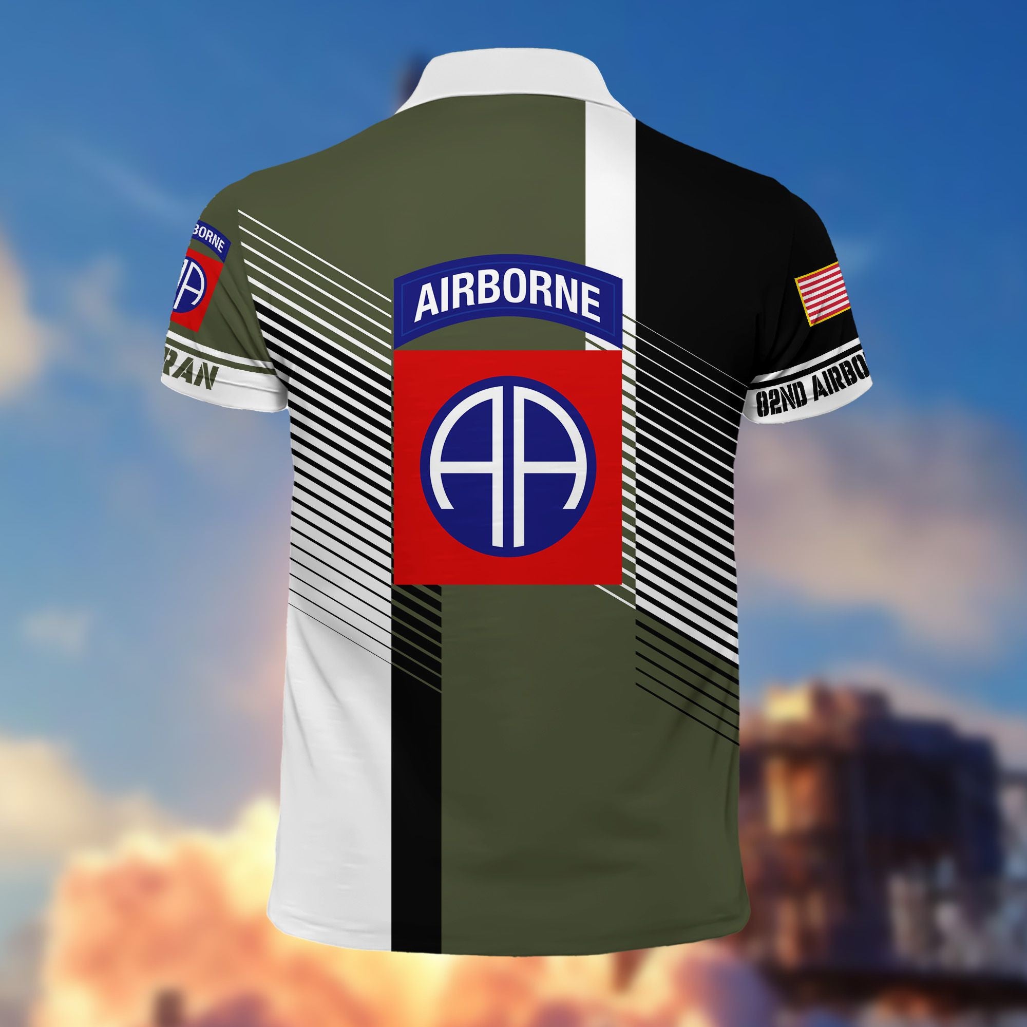 Premium 82nd Airborne Division Polo Shirt Gift For US Veteran VPVC204302