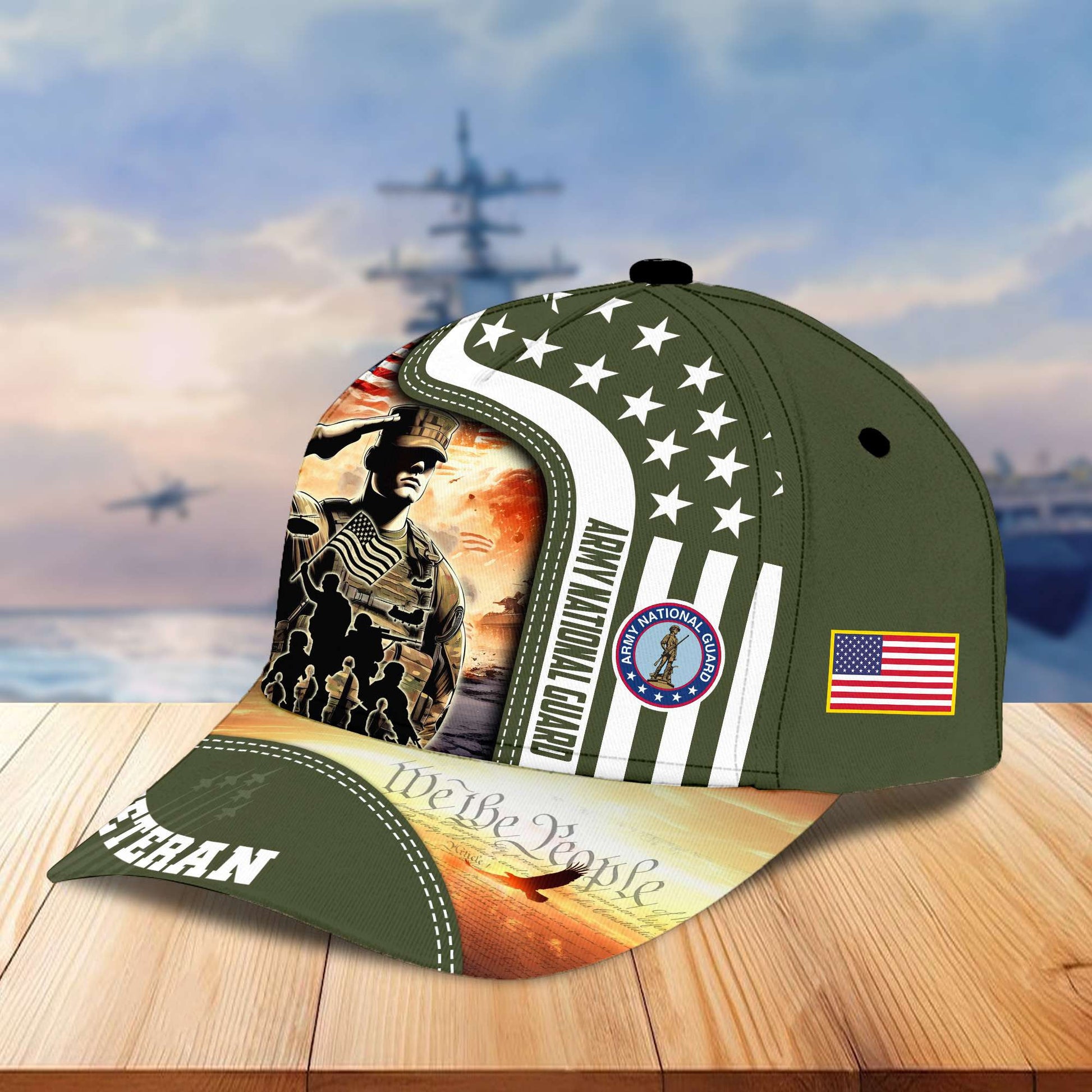 Army National Guard Cap, Gifts for Dad, Gifts for Husband Veteran VPVC003404