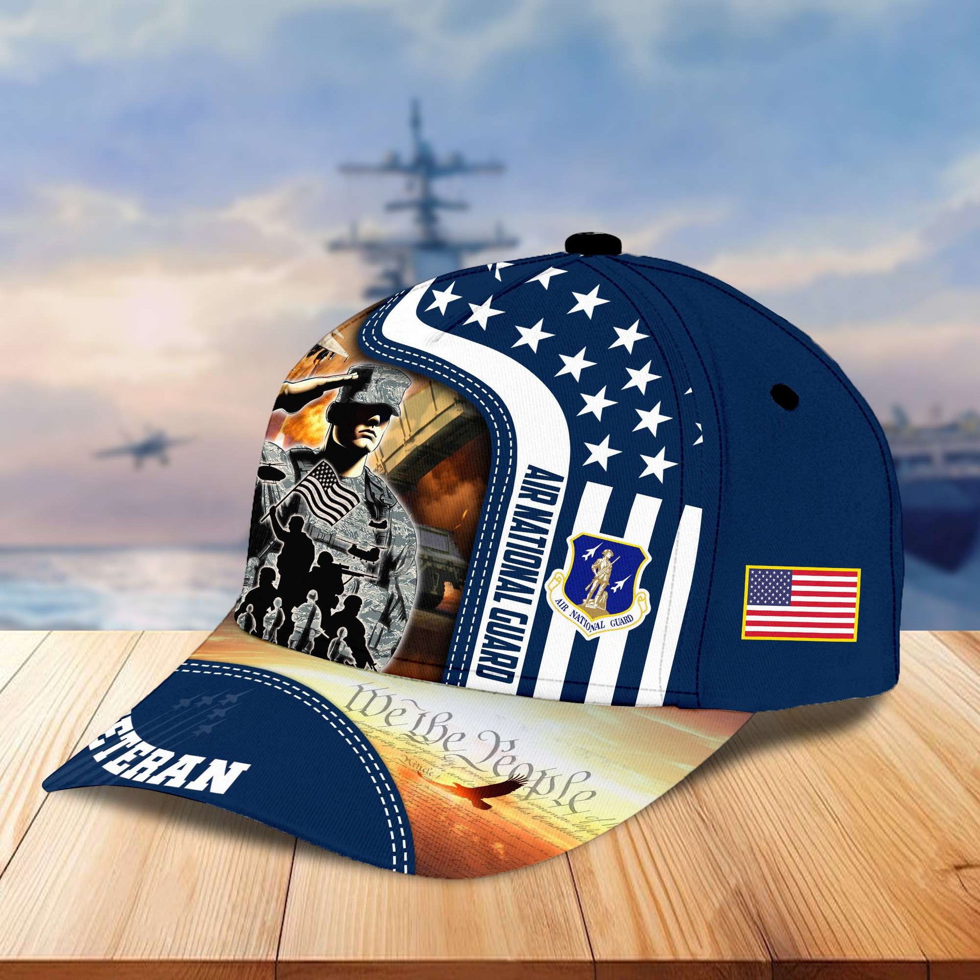 Air National Guard Cap, Gifts for Dad, Gifts for Husband Veteran VPVC003405