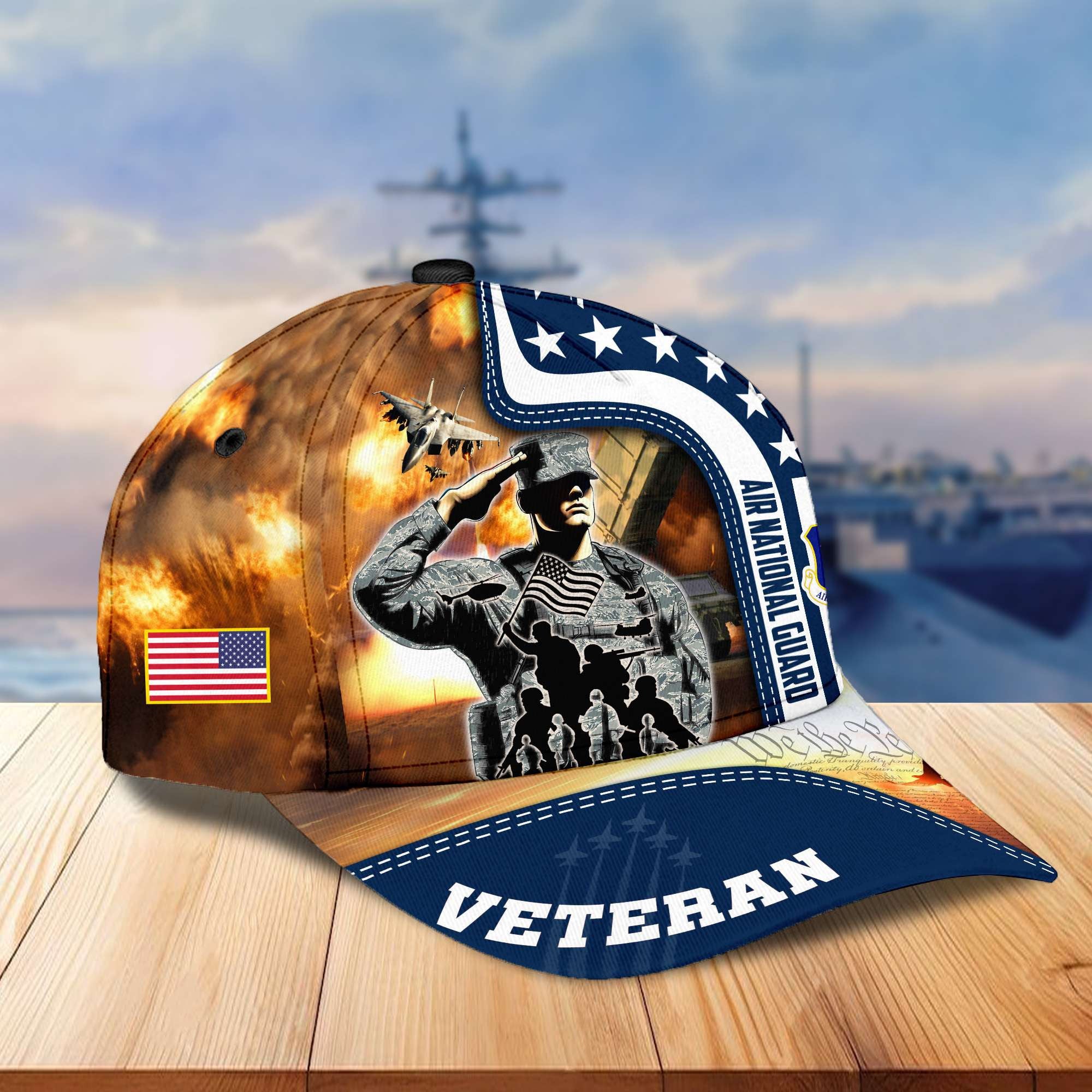 Air National Guard Cap, Gifts for Dad, Gifts for Husband Veteran VPVC003405