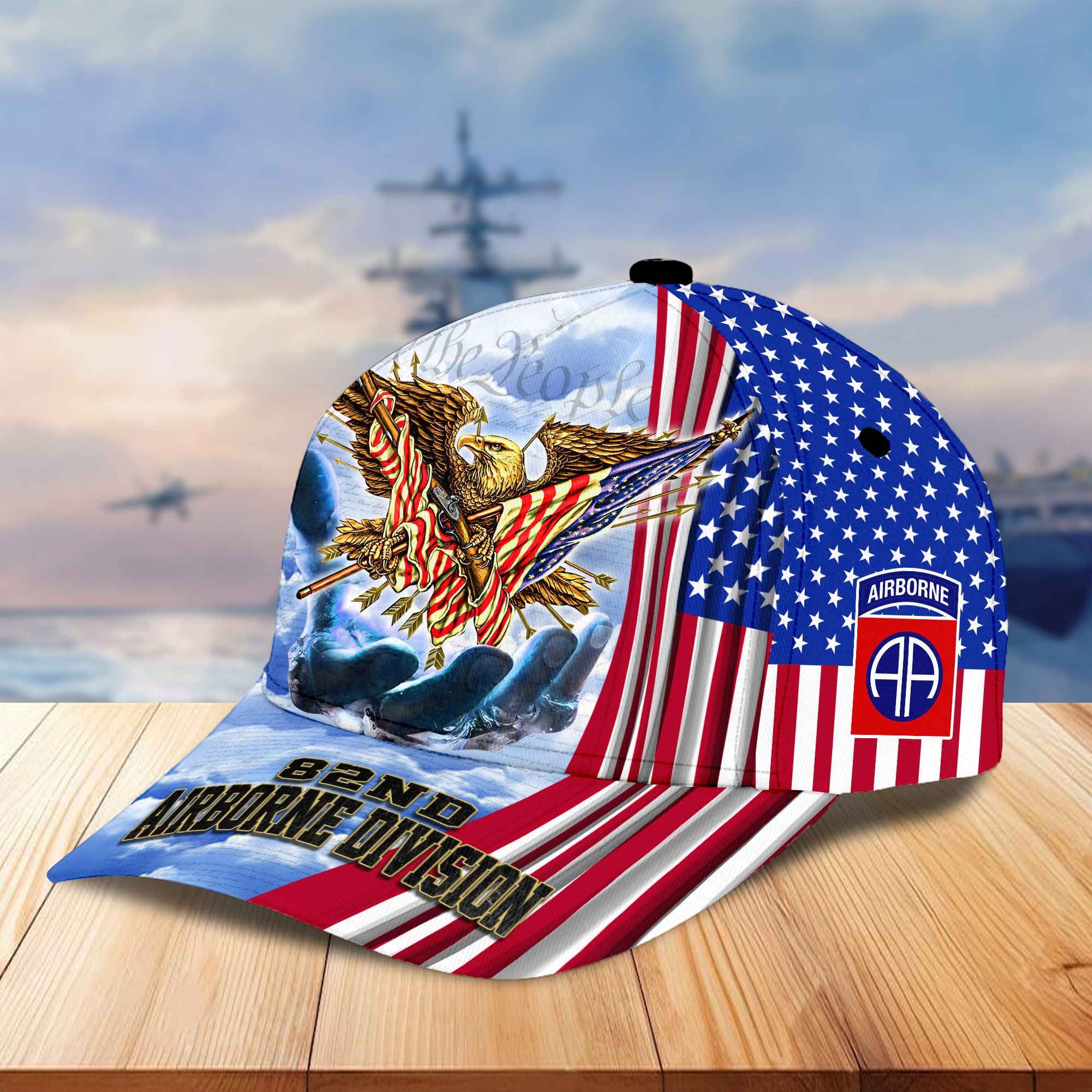 Premium 82nd Airborne Division Cap, Gifts for US Veteran VPVC002902