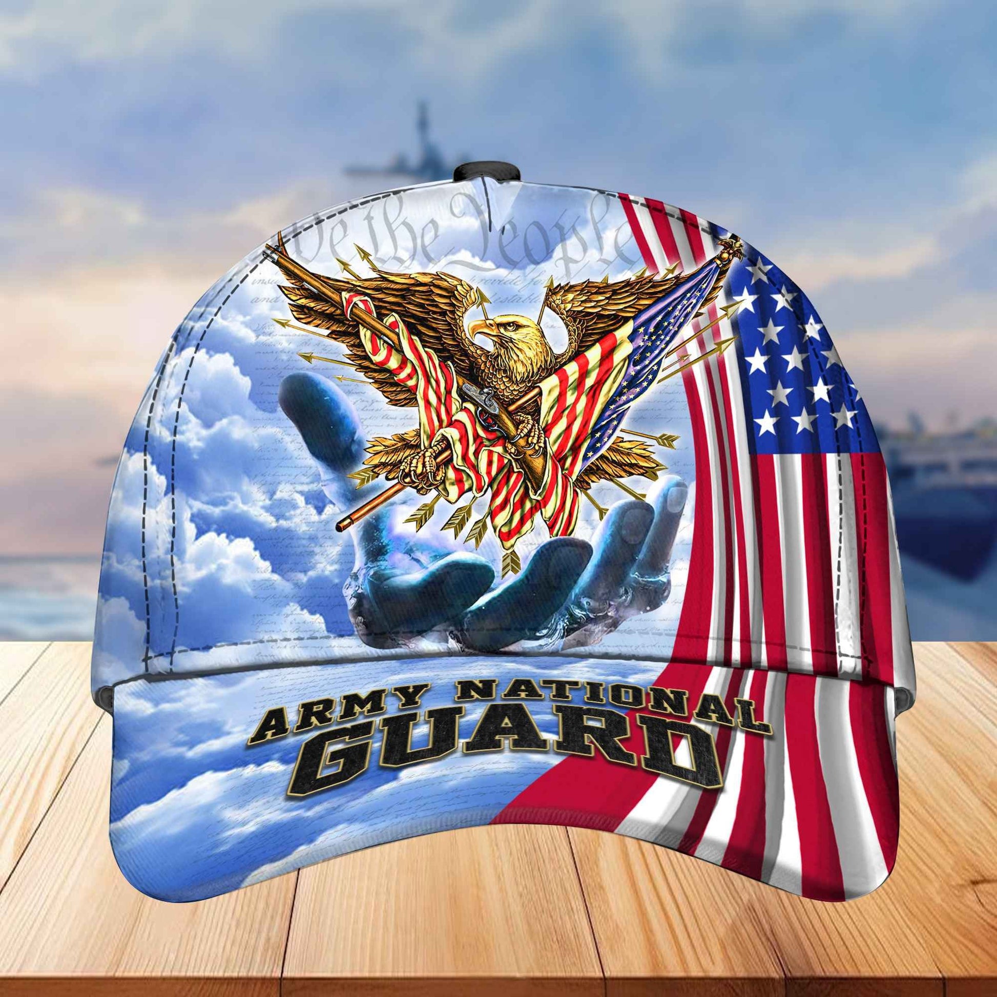 Premium Army National Guard Cap, Gifts US Veteran VPVC002904