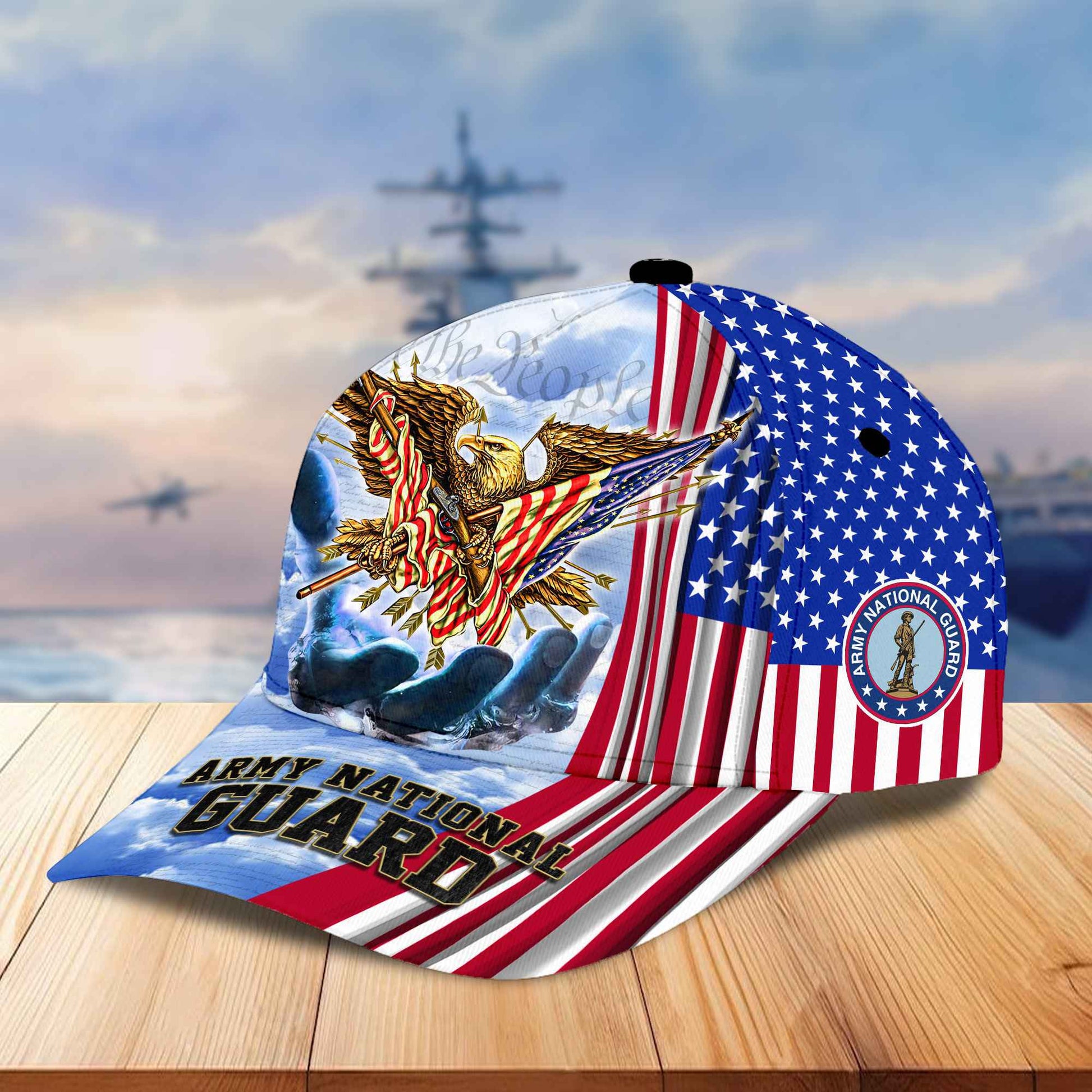 Premium Army National Guard Cap, Gifts US Veteran VPVC002904