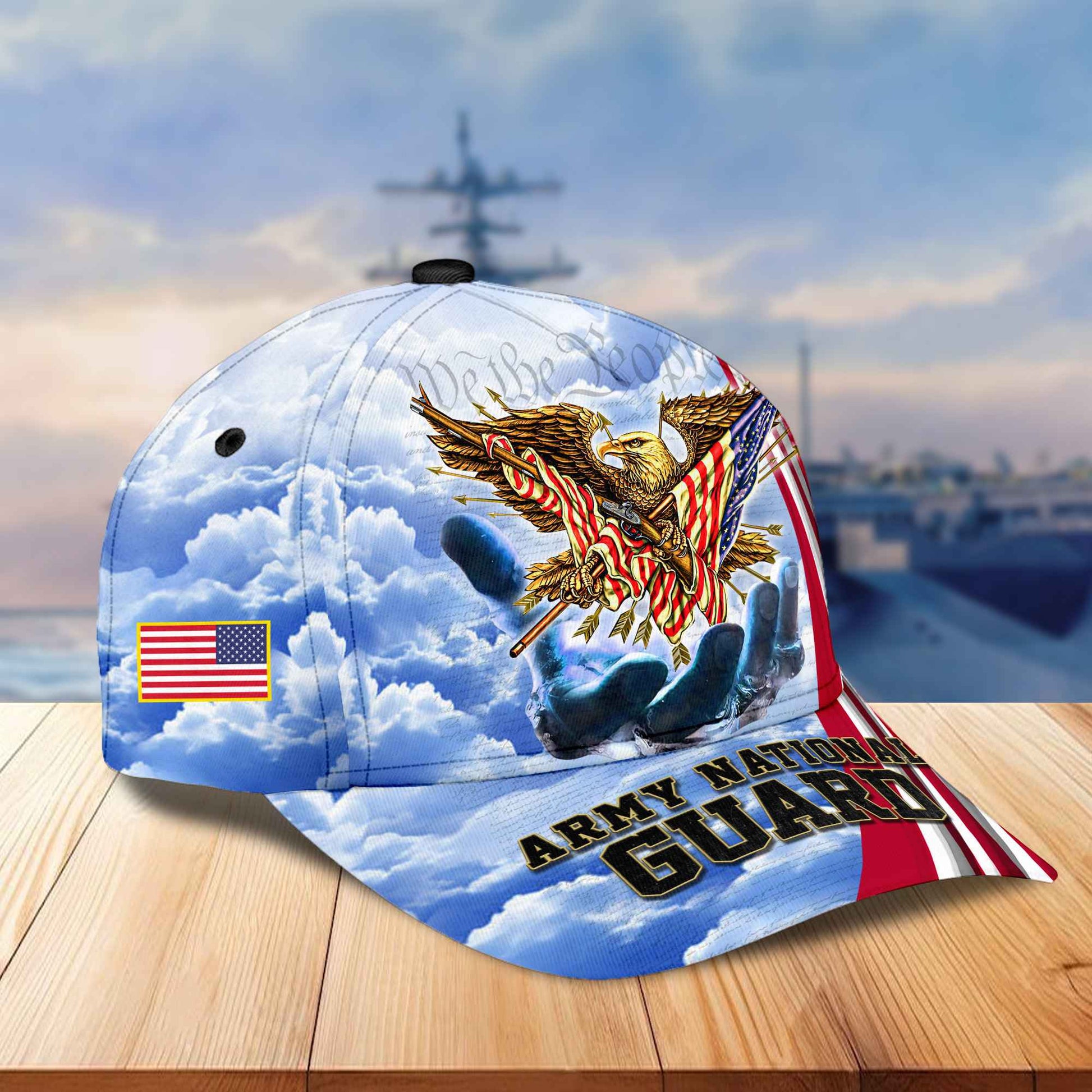 Premium Army National Guard Cap, Gifts US Veteran VPVC002904