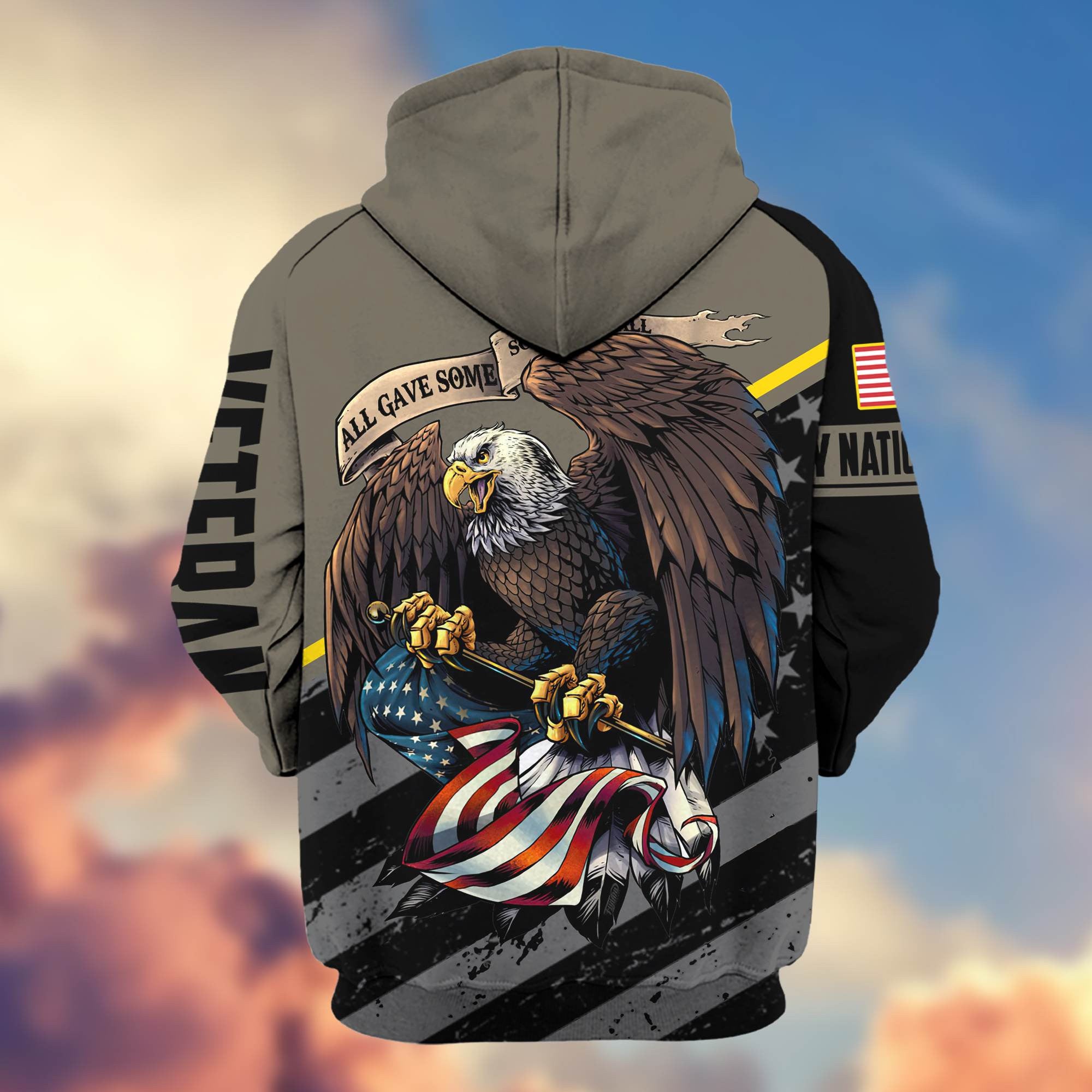 Premium Army National Guard Veteran Zip Hoodie VPVC603204