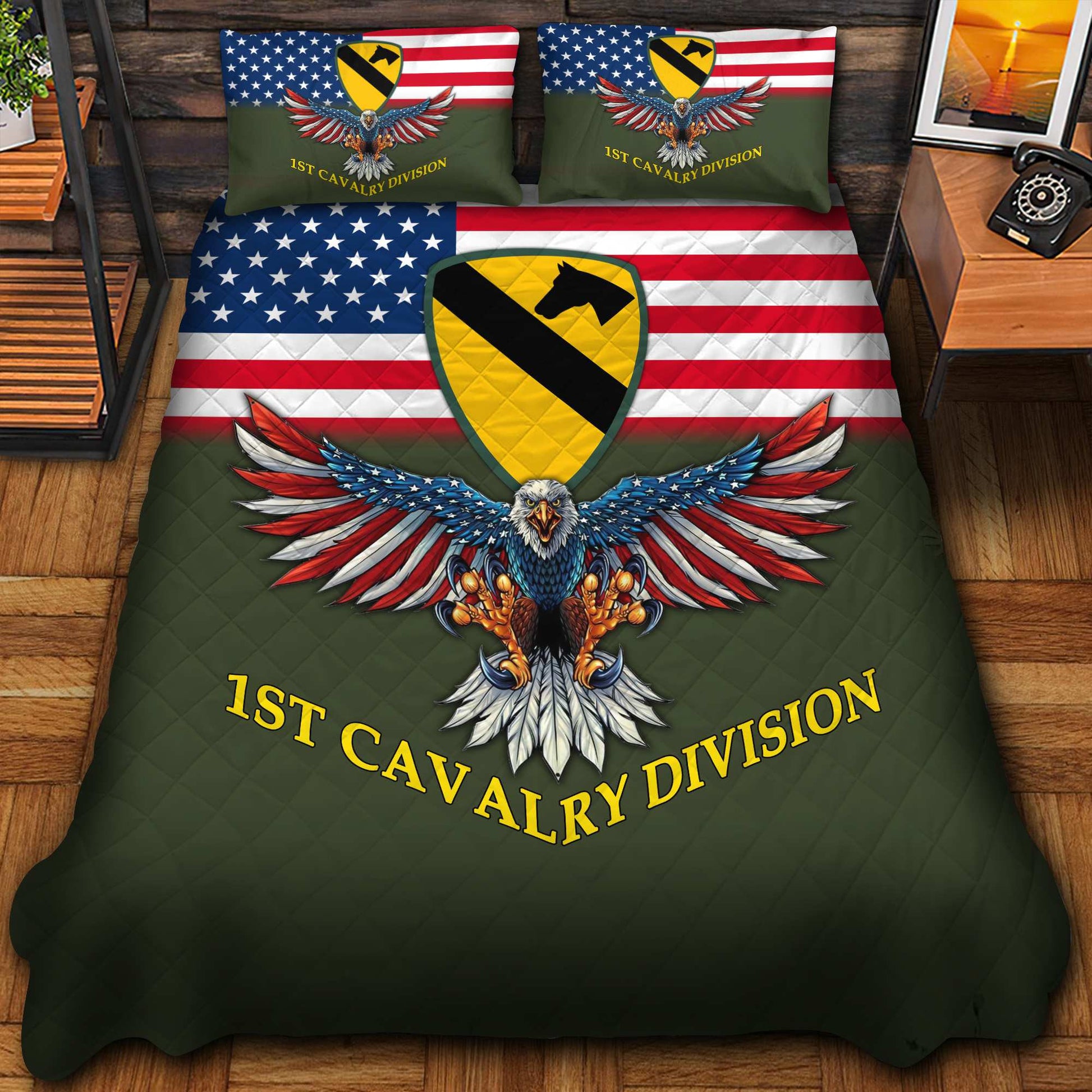 Premium 1st Cavalry Division Bedding Set VPVC800001