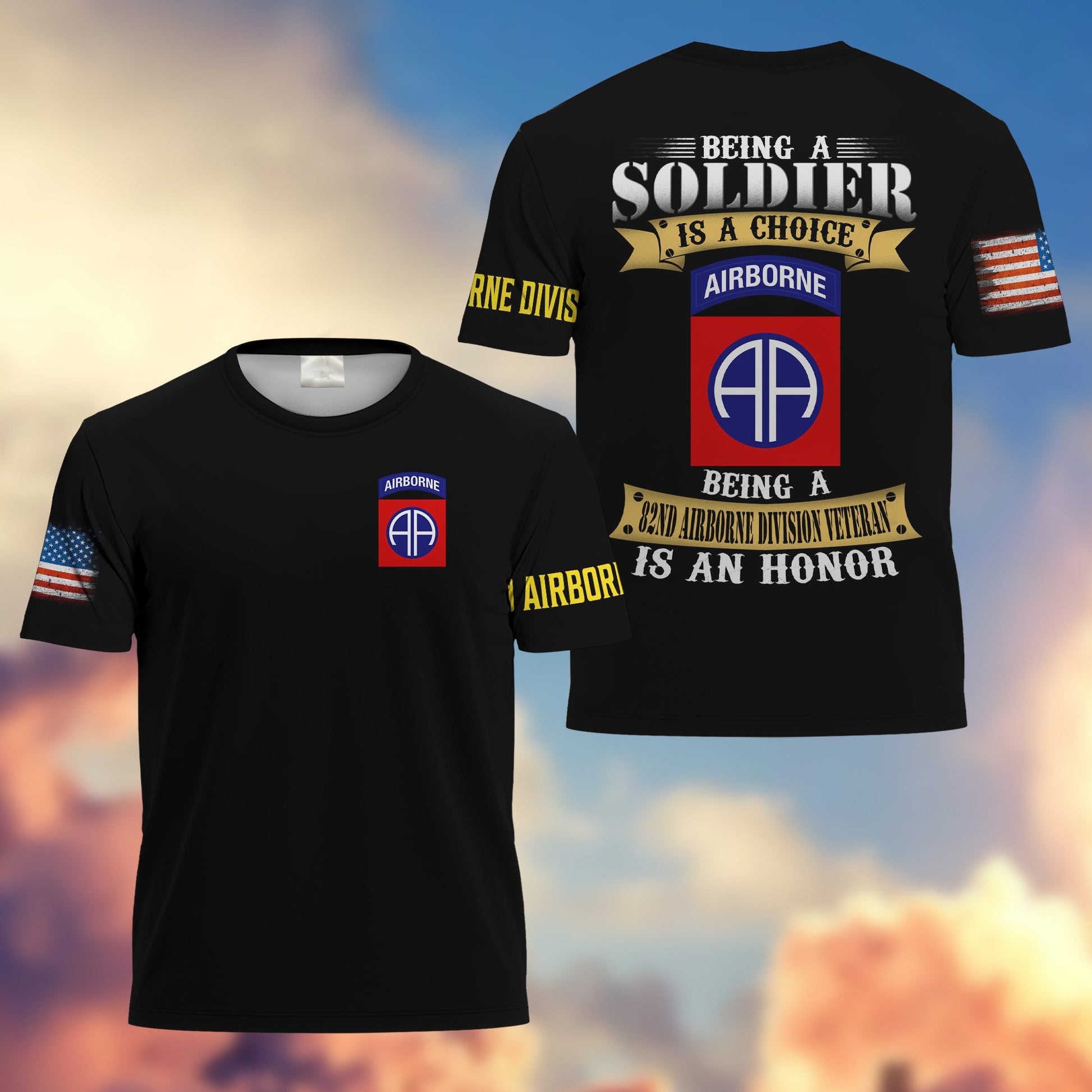 Premium 82nd Airborne Division T-Shirt VPVC900002