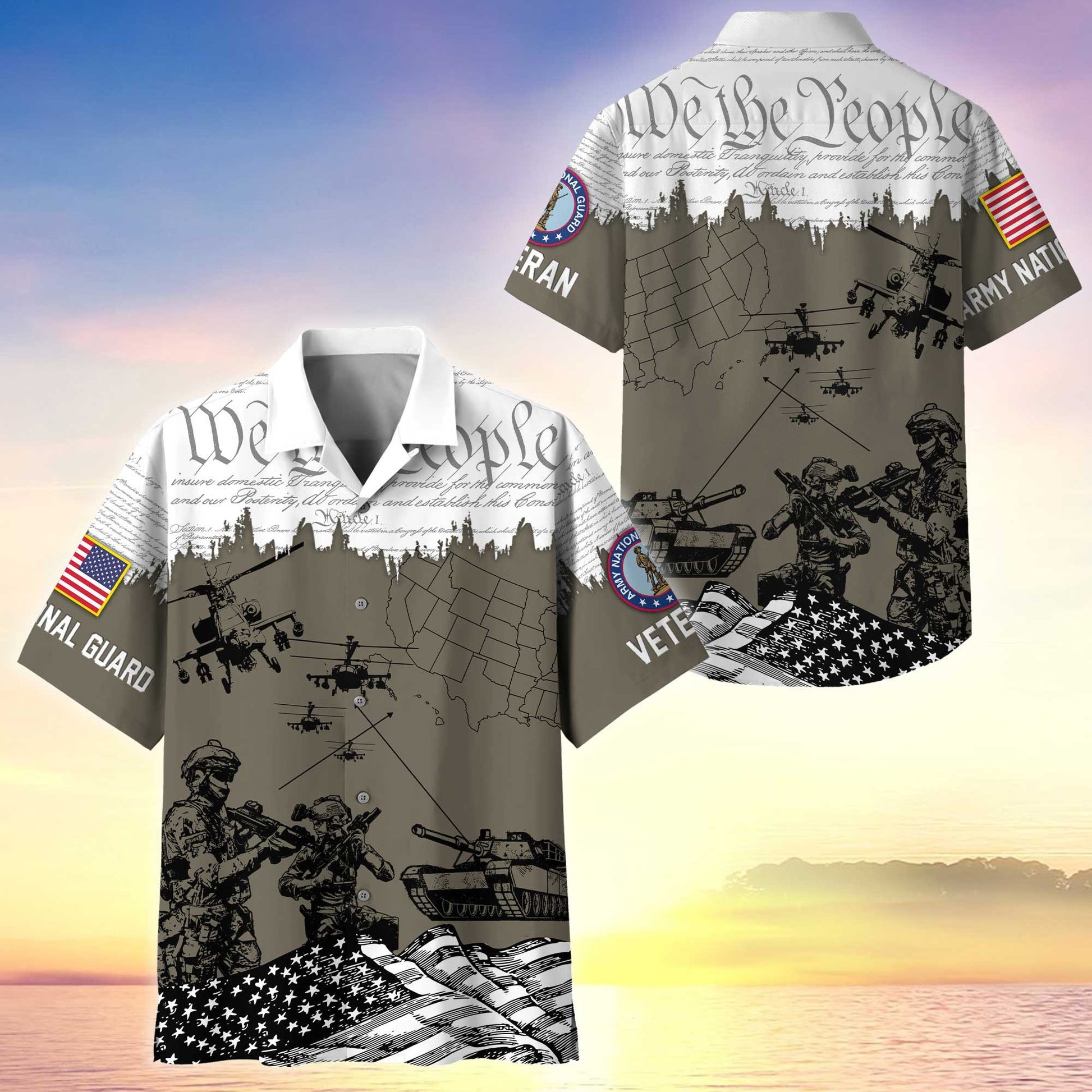 Premium Proudly Served US Veterans Hawaiian Shirt APHN050811