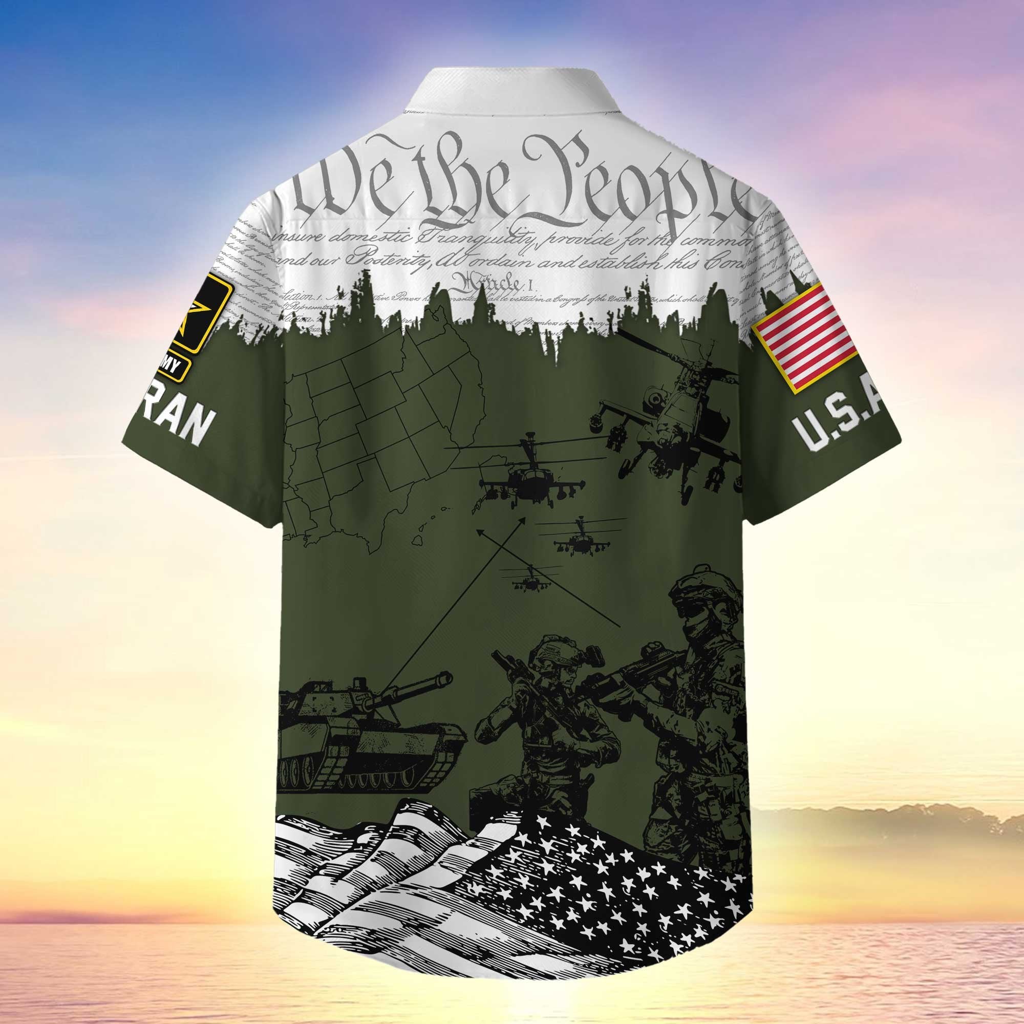 Premium Proudly Served US Veterans Hawaiian Shirt APHN050811