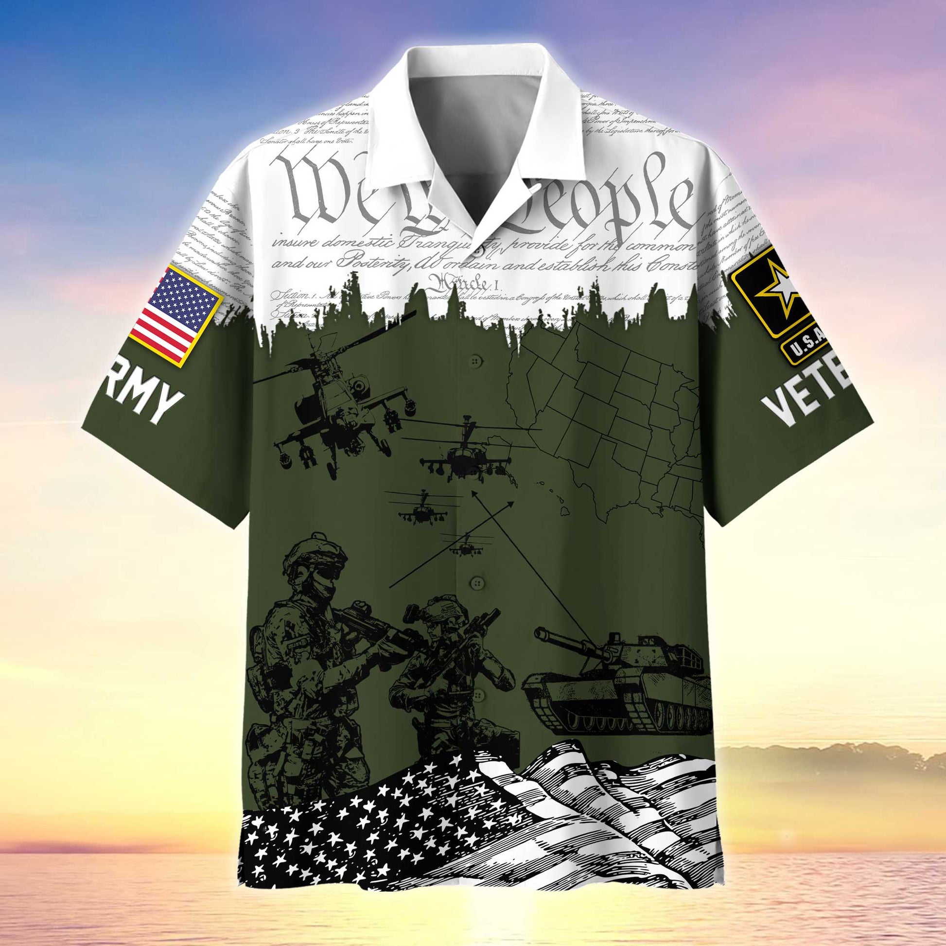 Premium Proudly Served US Veterans Hawaiian Shirt APHN050811