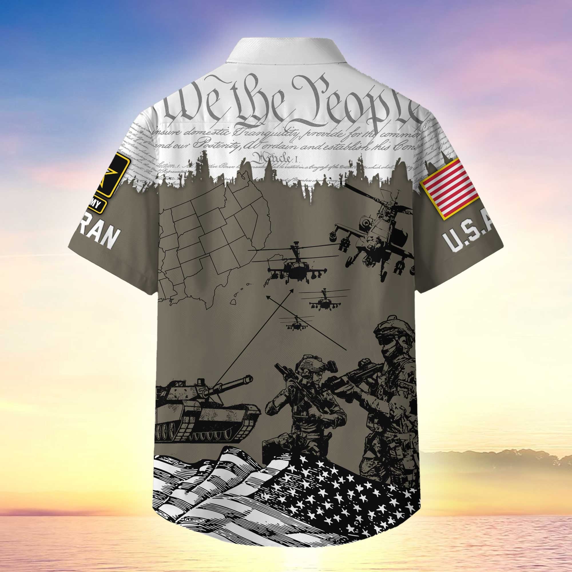 Premium Proudly Served US Veterans Hawaiian Shirt APHN050811