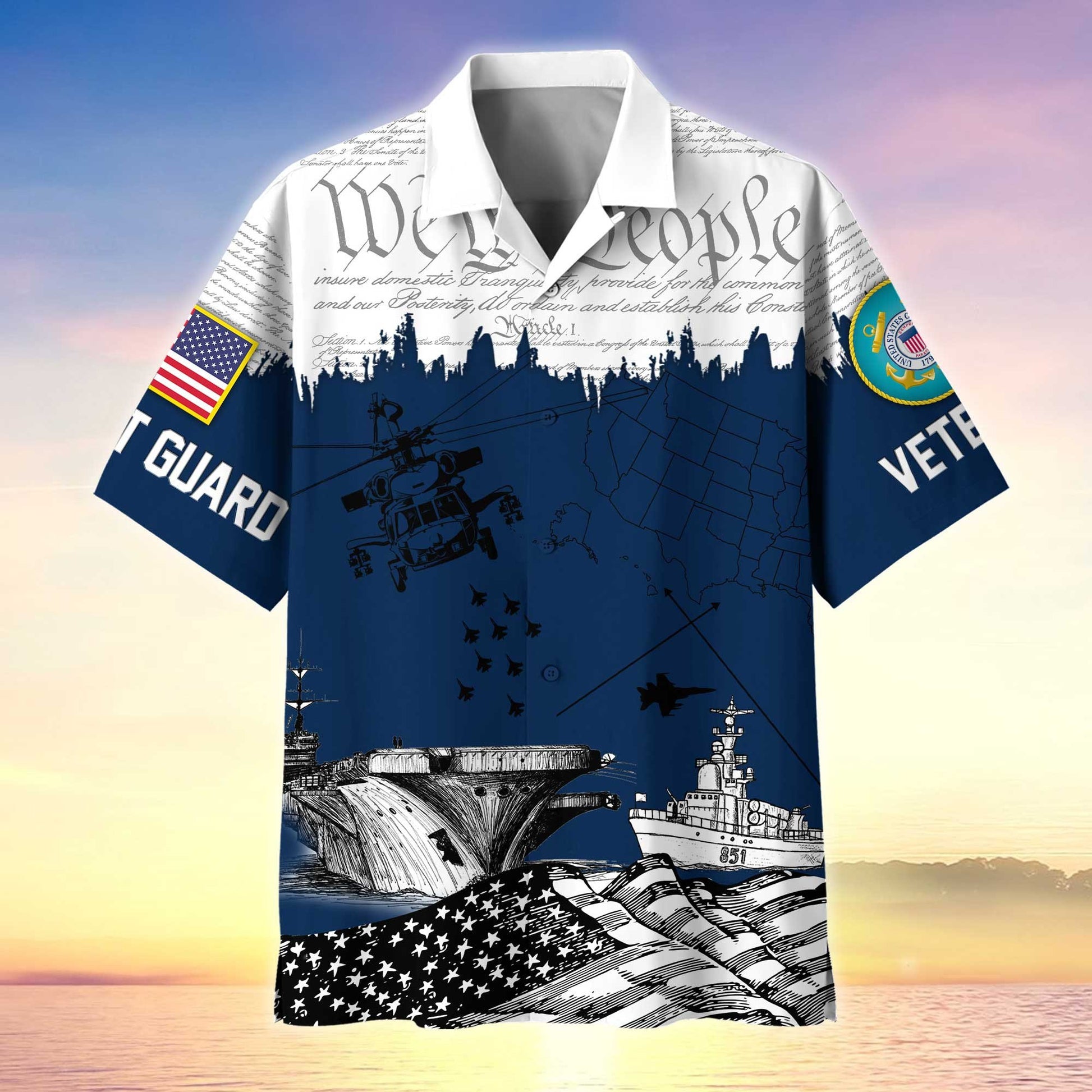 Premium Proudly Served US Veterans Hawaiian Shirt APHN050811