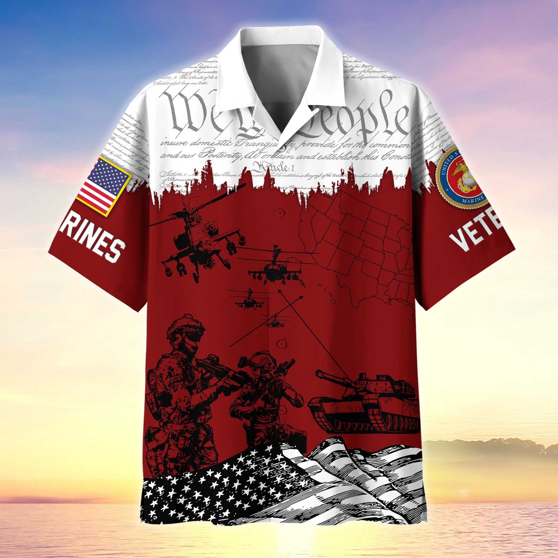 Premium Proudly Served US Veterans Hawaiian Shirt APHN050811
