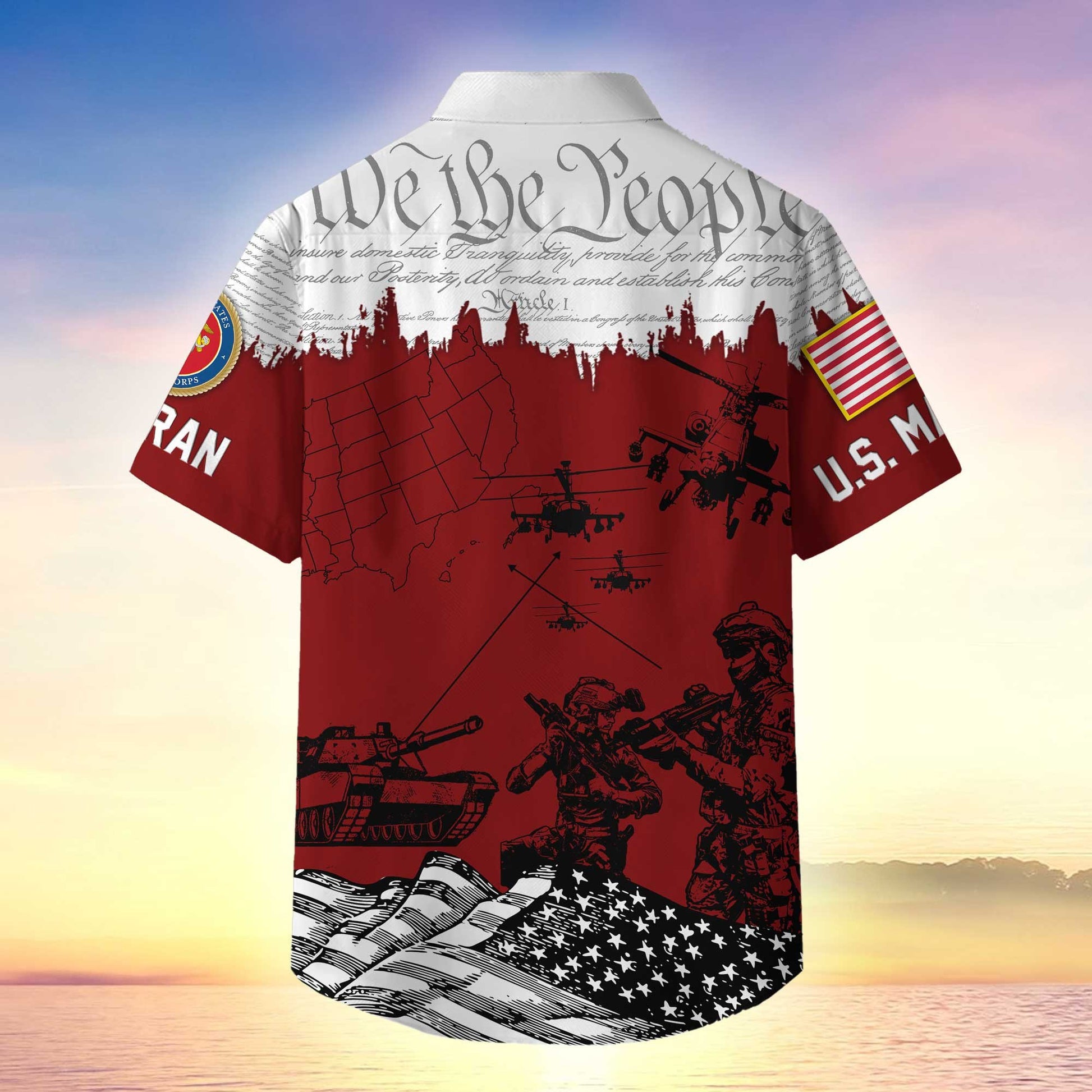 Premium Proudly Served US Veterans Hawaiian Shirt APHN050811