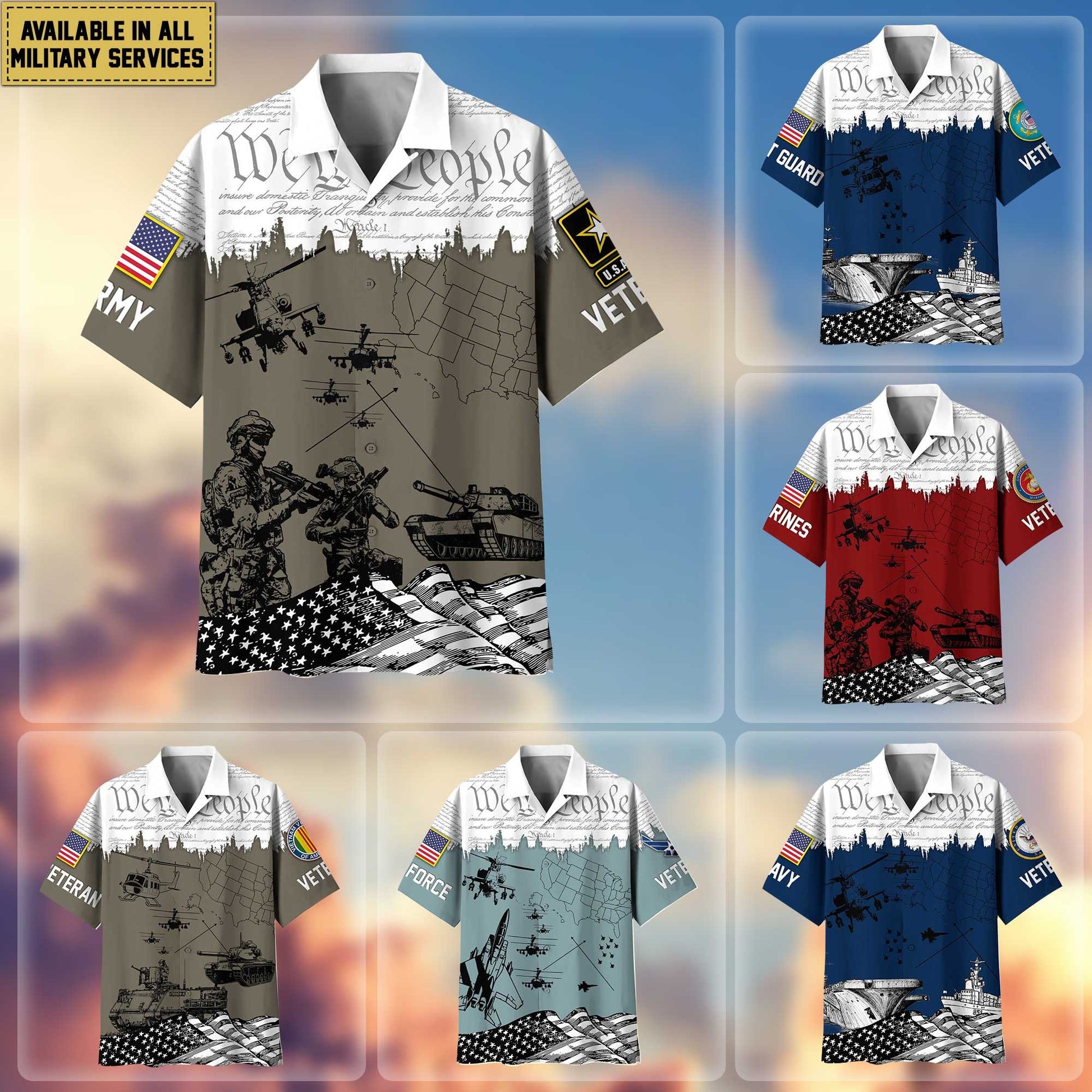 Premium Proudly Served US Veterans Hawaiian Shirt APHN050811