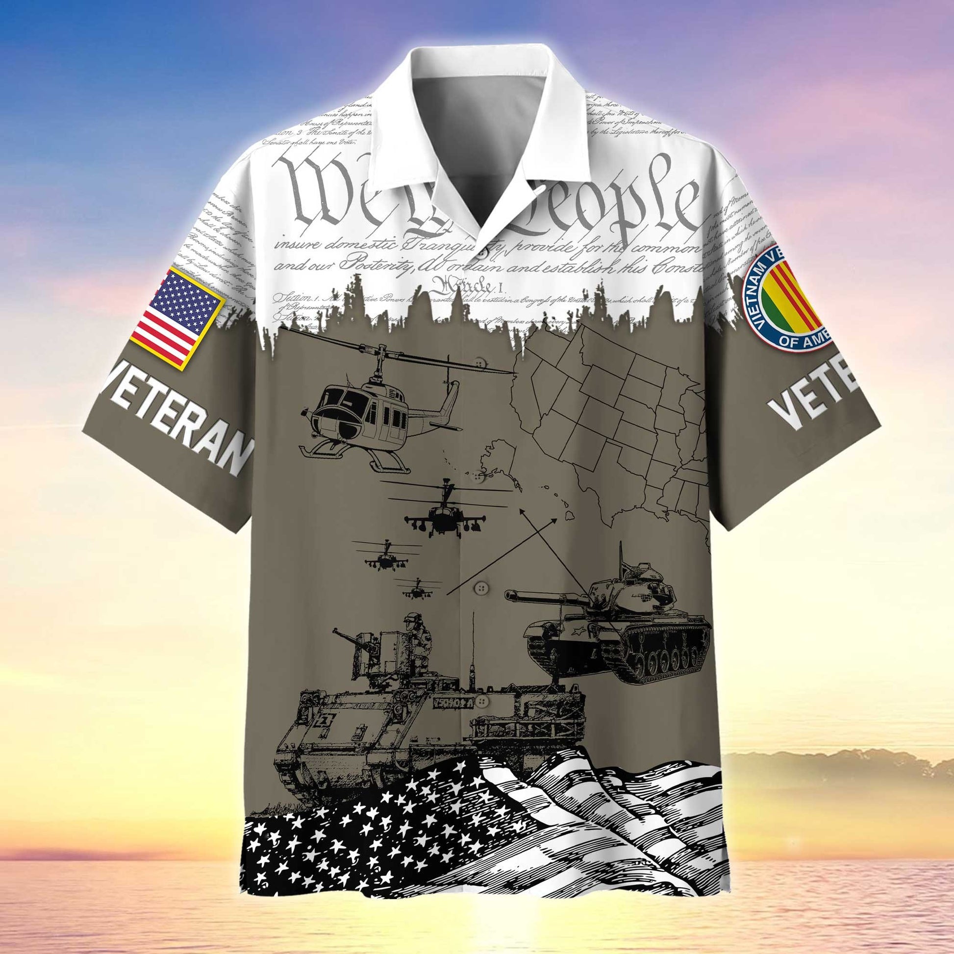 Premium Proudly Served US Veterans Hawaiian Shirt APHN050811