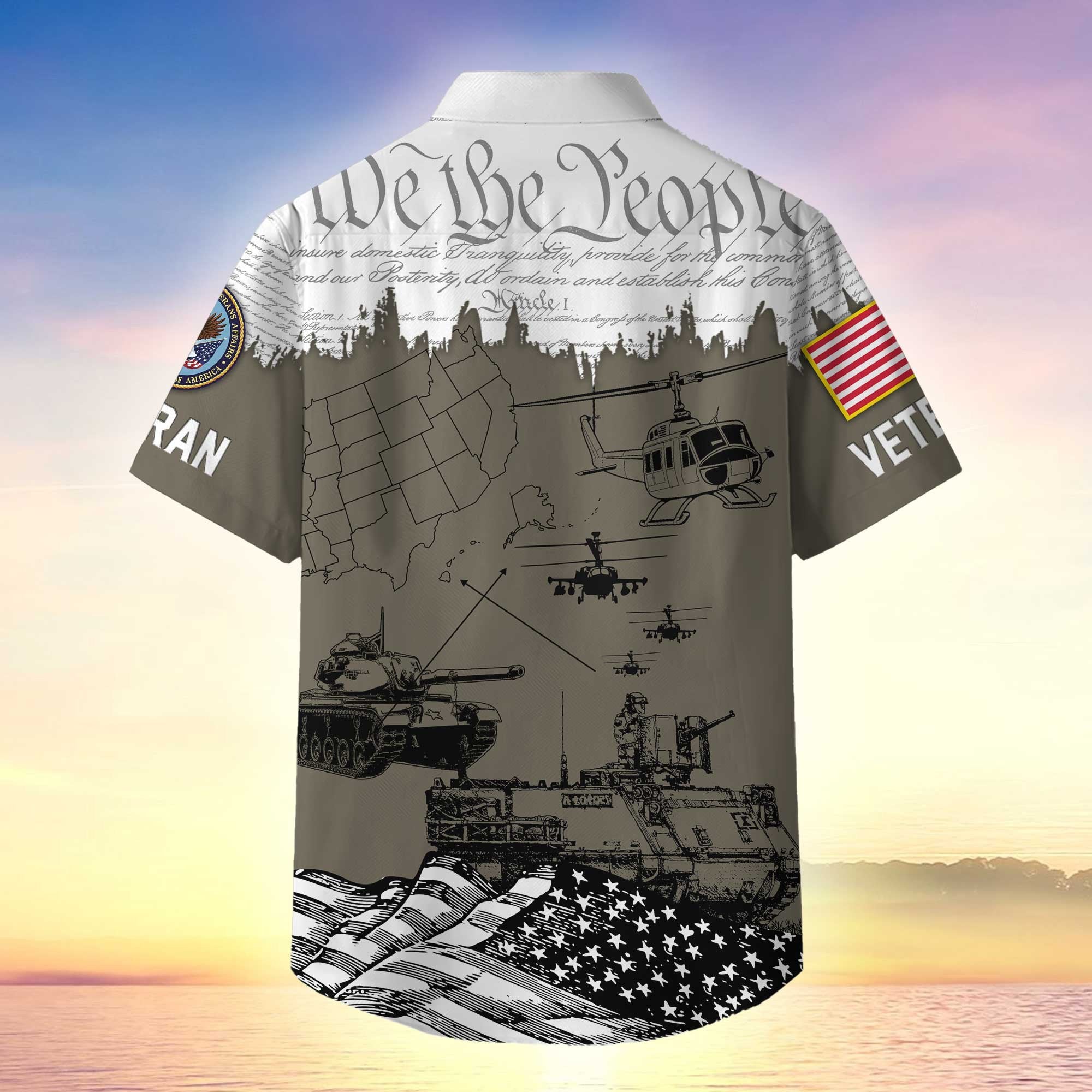 Premium Proudly Served US Veterans Hawaiian Shirt APHN050811