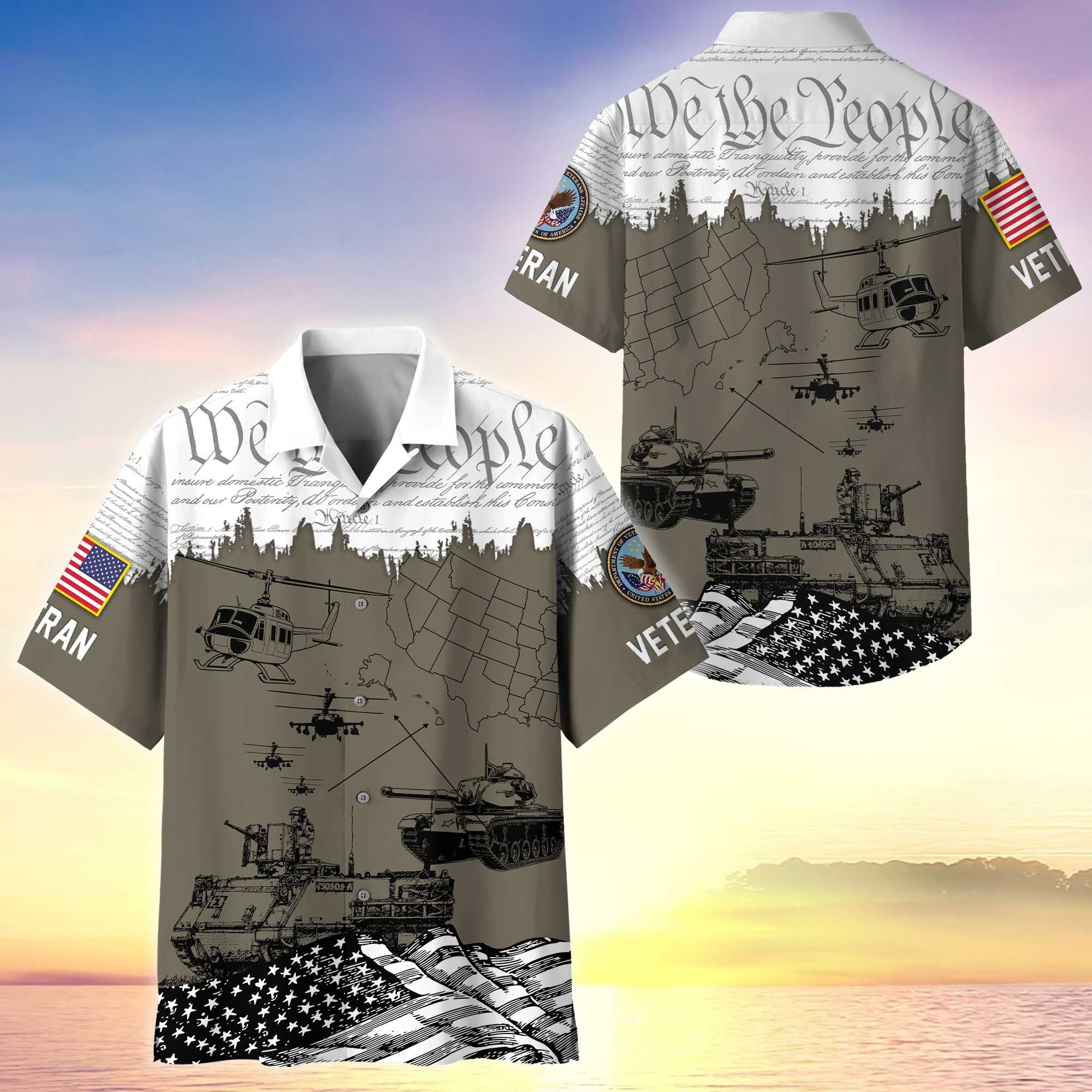 Premium Proudly Served US Veterans Hawaiian Shirt APHN050811