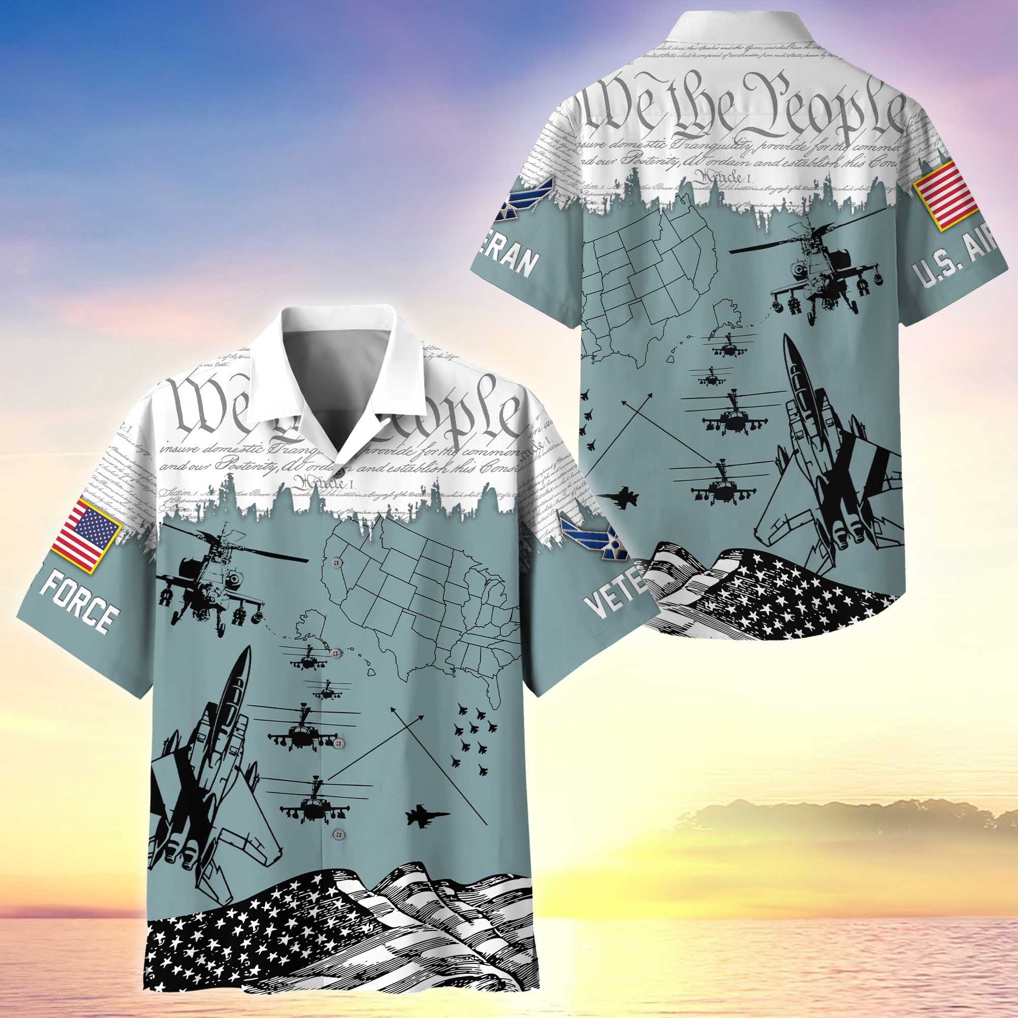 Premium Proudly Served US Veterans Hawaiian Shirt APHN050811