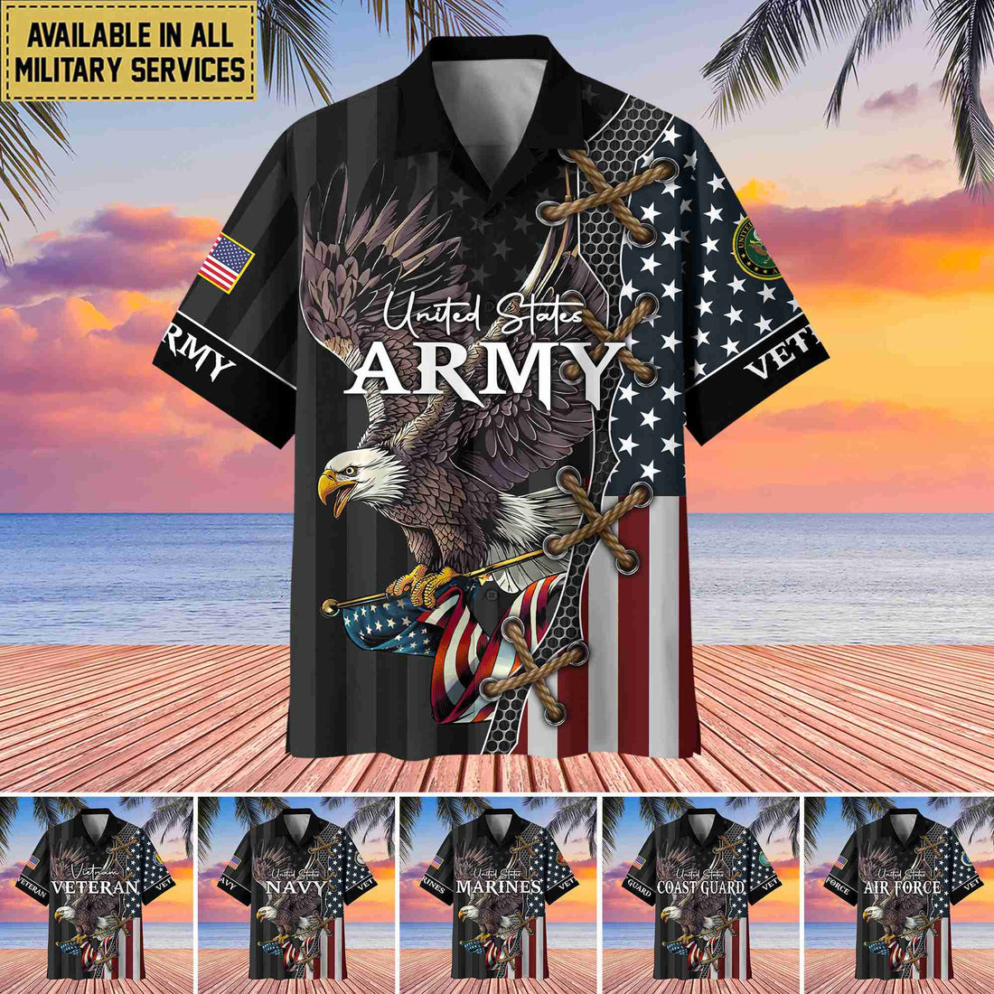 Premium US Veterans Hawaiian Shirt, Gifts For Veterans Day, Father's Day BPVC080801