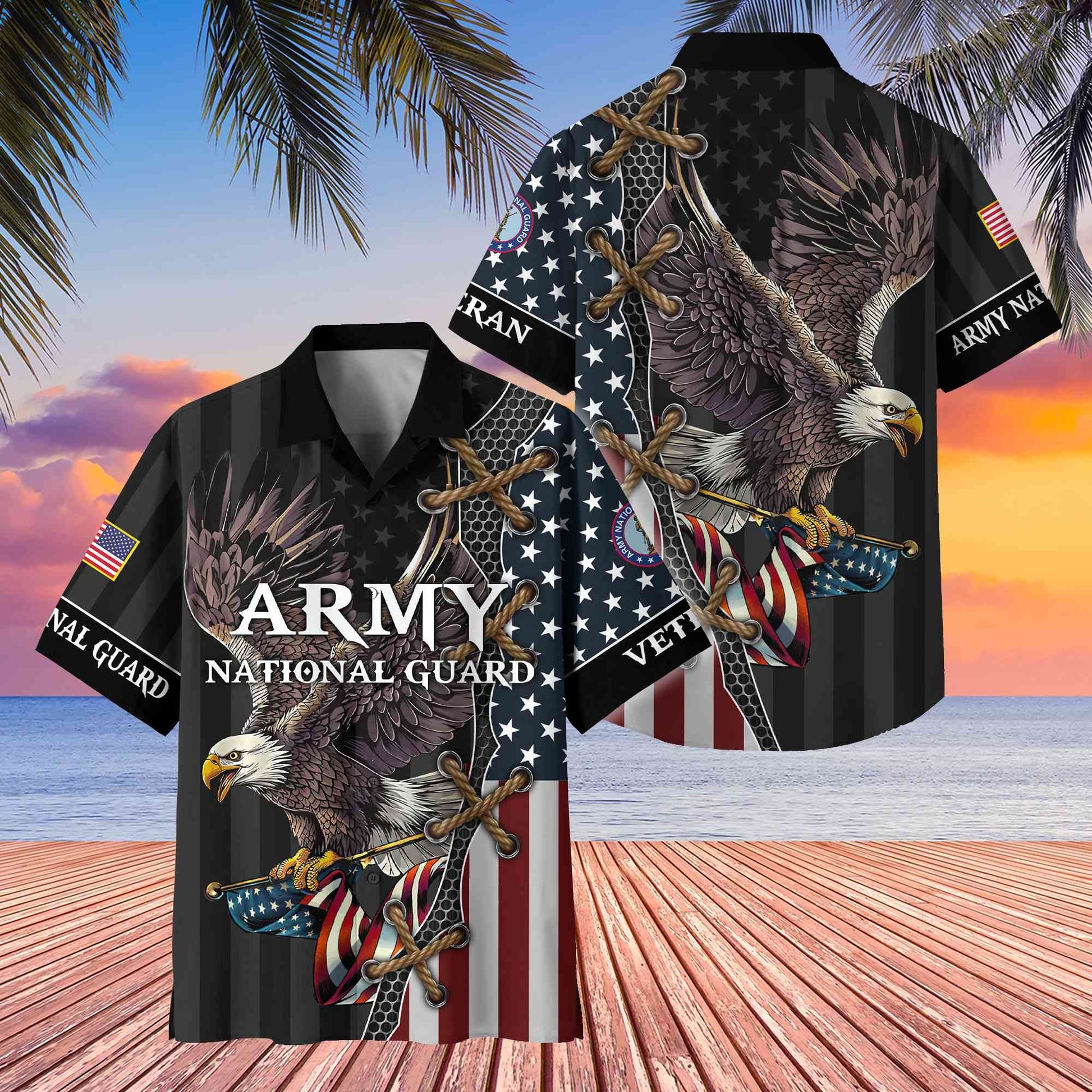 Premium US Veterans Hawaiian Shirt, Gifts For Veterans Day, Father's Day BPVC080801