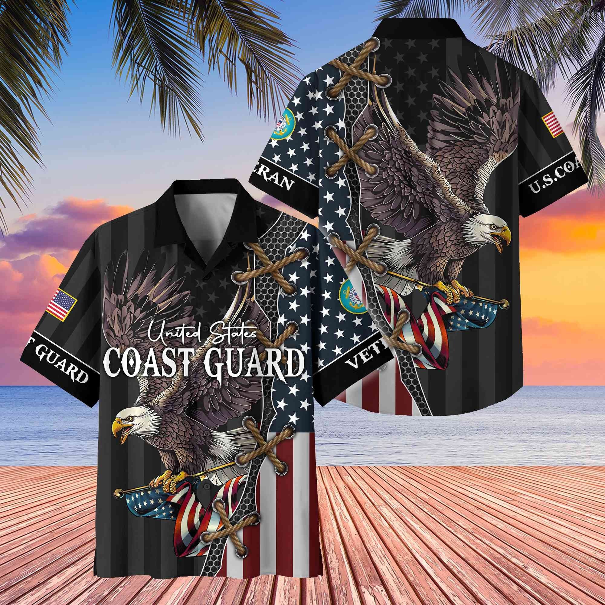 Premium US Veterans Hawaiian Shirt, Gifts For Veterans Day, Father's Day BPVC080801