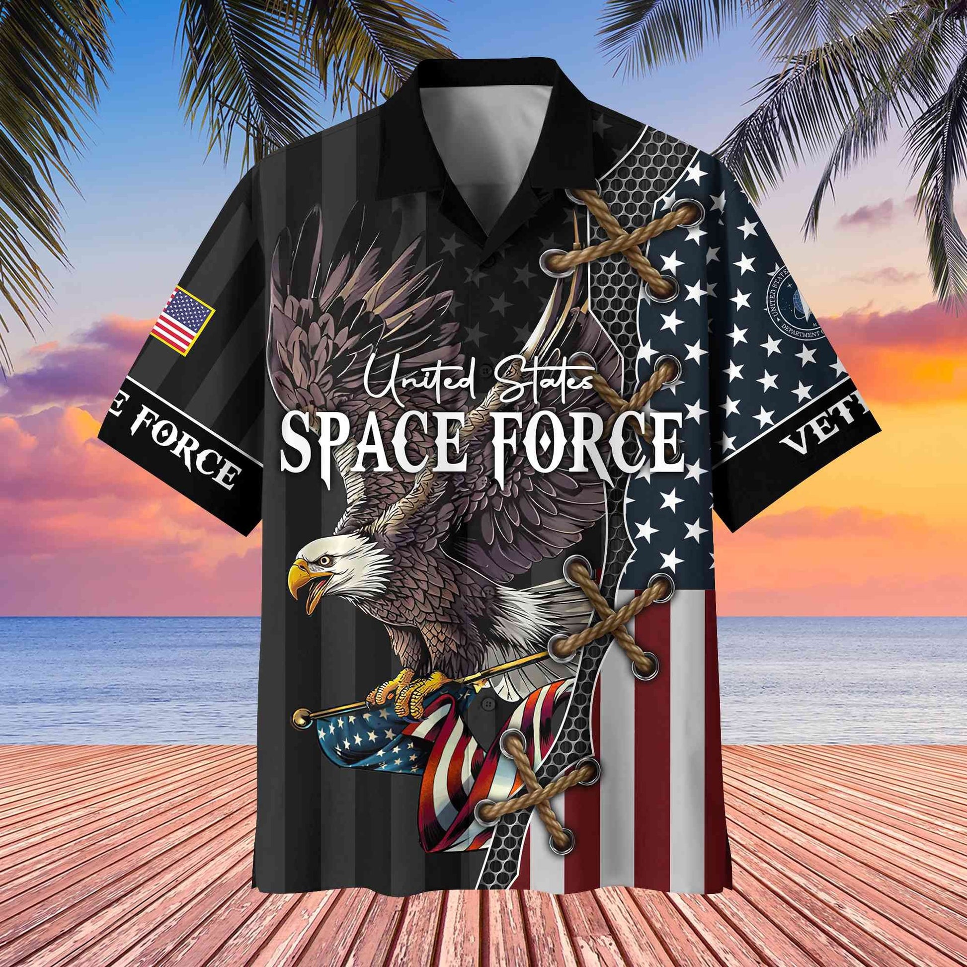 Premium US Veterans Hawaiian Shirt, Gifts For Veterans Day, Father's Day BPVC080801