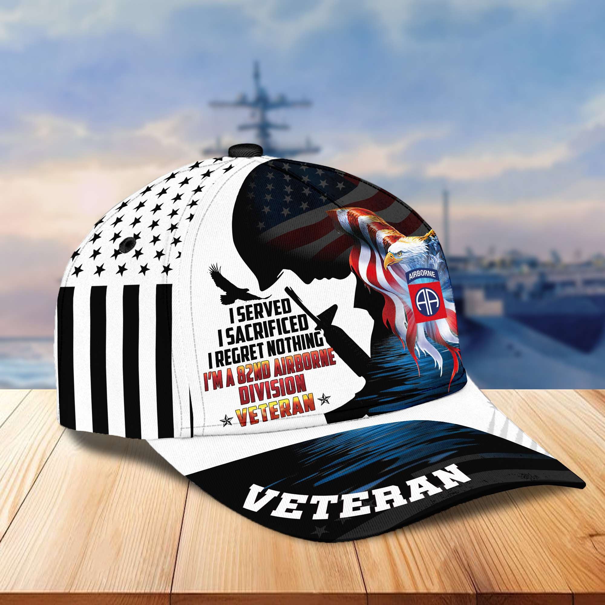Premium 82nd Airborne Division Cap, Gifts for Dad, Gifts for Husband Veteran VPVC003002