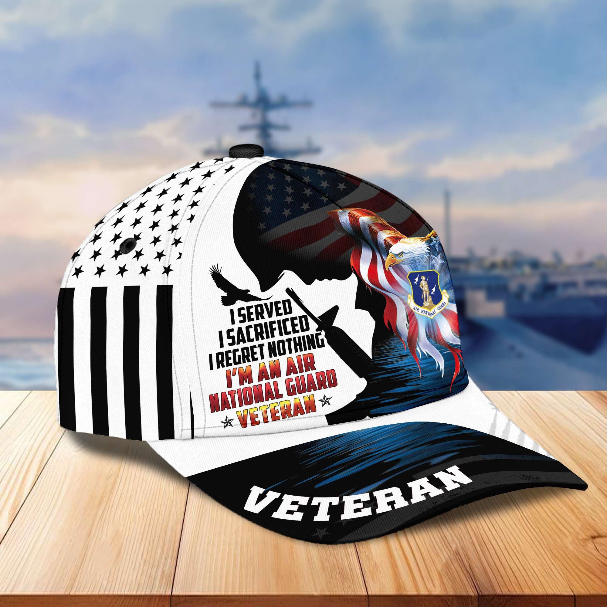 Premium Air National Guard Cap, Gifts for Dad, Gifts for Husband Veteran VPVC003005
