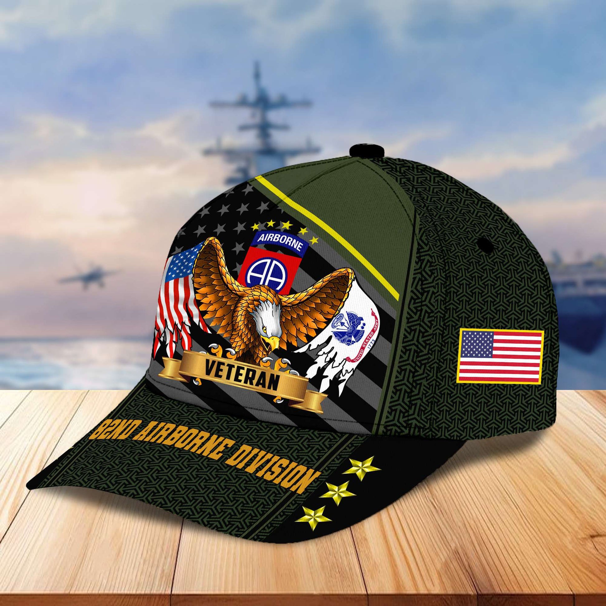 Premium 82nd Airborne Division Cap, Gifts for US Veteran VPVC003102