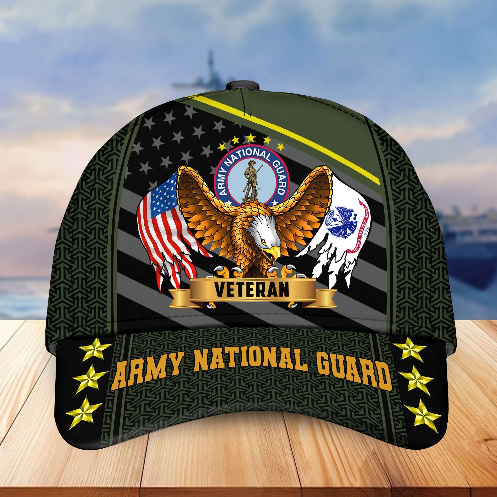 Premium Army National Guard Cap, Gifts for US Veteran VPVC003104