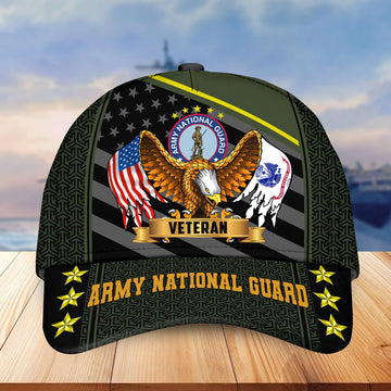 Premium Army National Guard Cap, Gifts for US Veteran VPVC003104